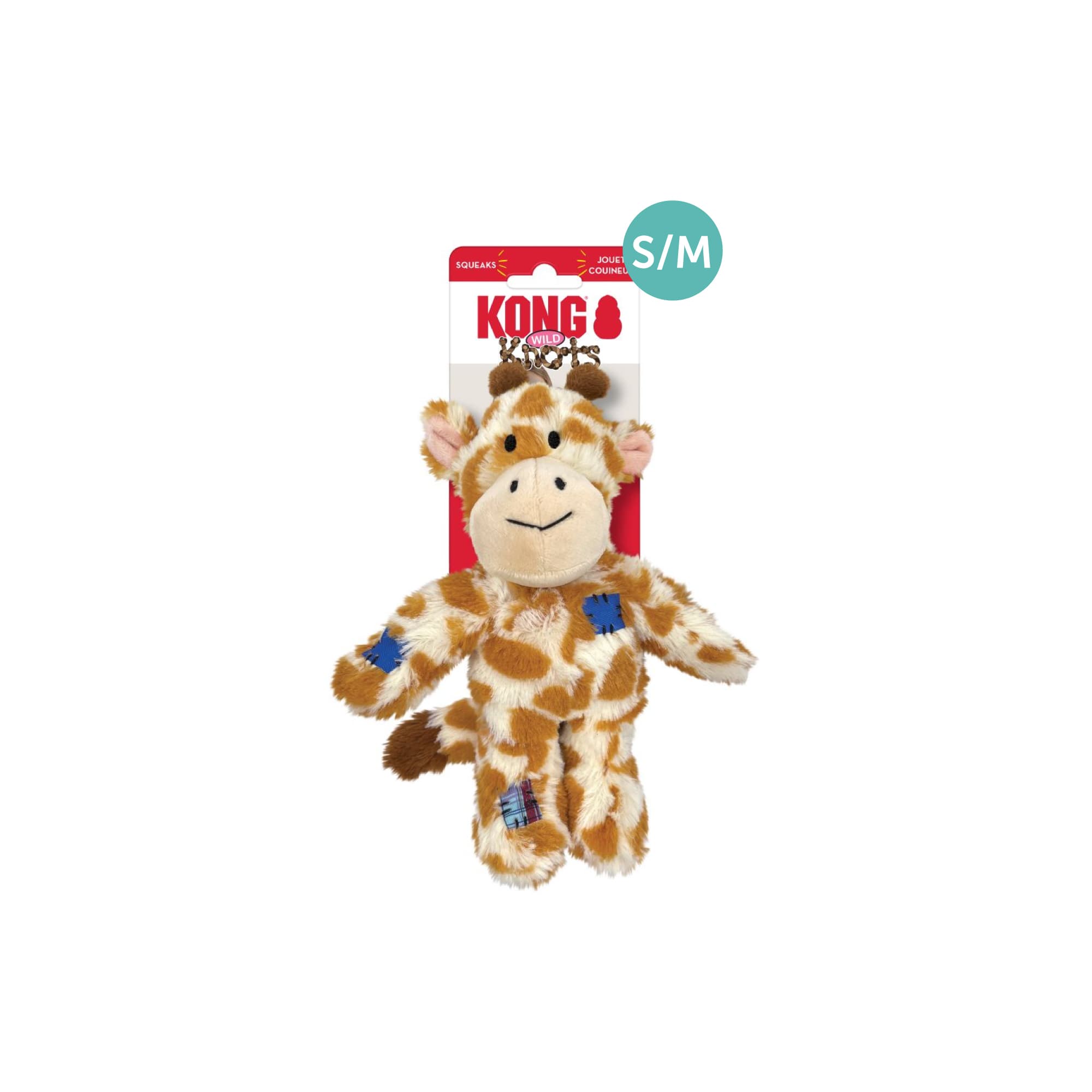 KONG Wild Knots Giraffe (Small/Medium), 1pcs