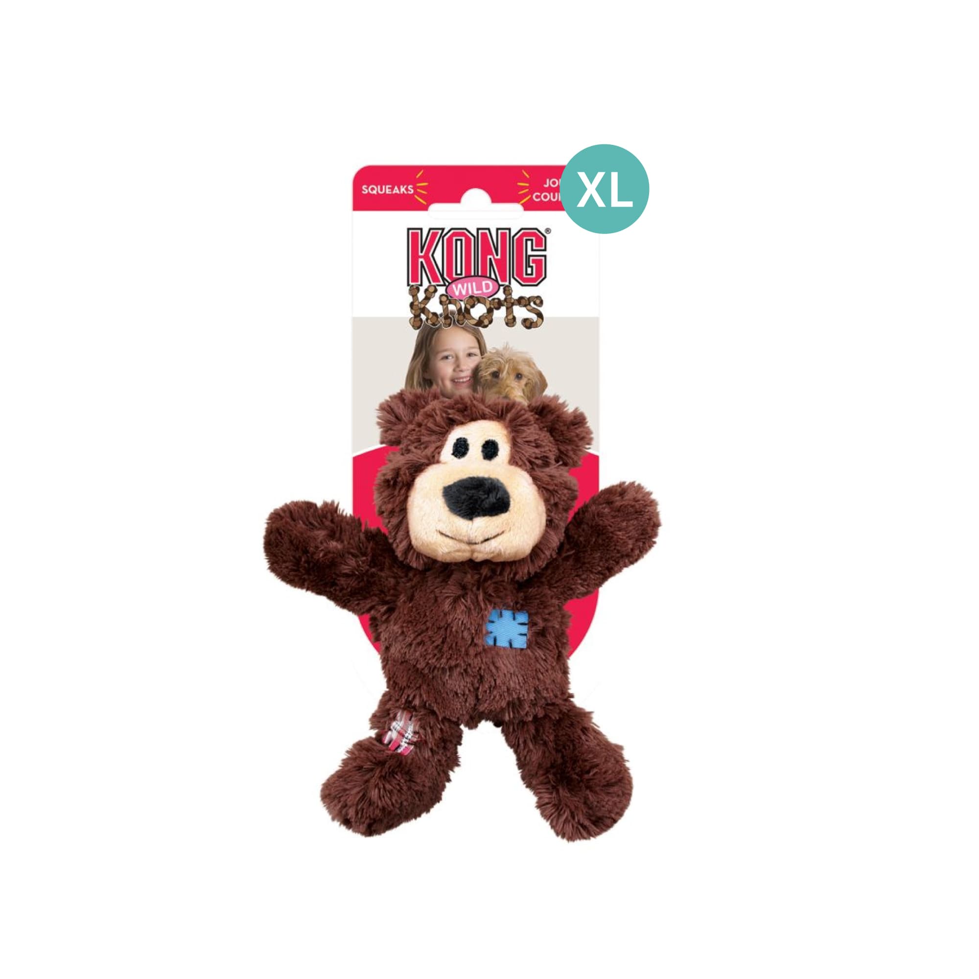 KONG Wild Knots Bear Assorted (XLarge), 1pcs