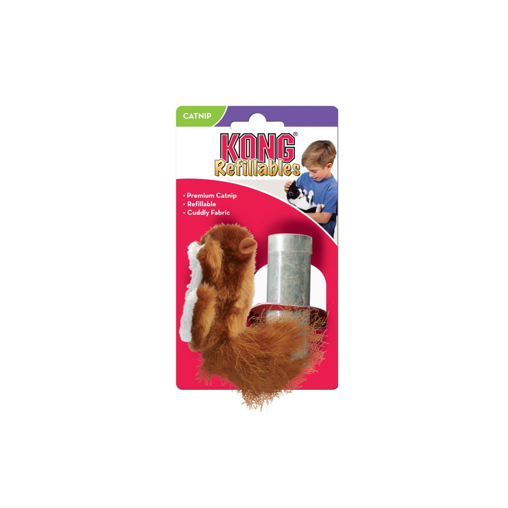 KONG Refillables Squirrel (One Size), 1pcs