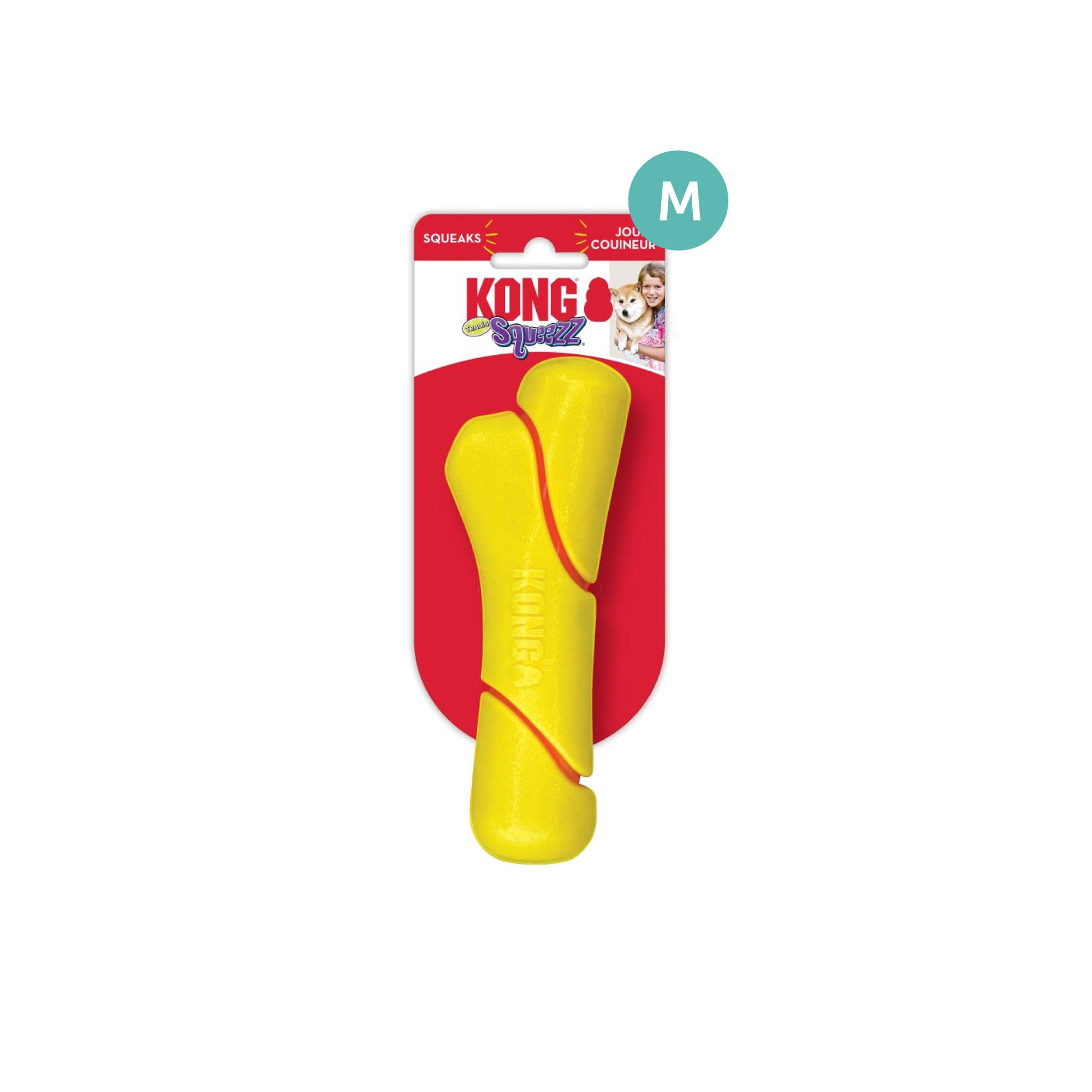 KONG Squeezz Tennis Stick (Medium), 1pcs