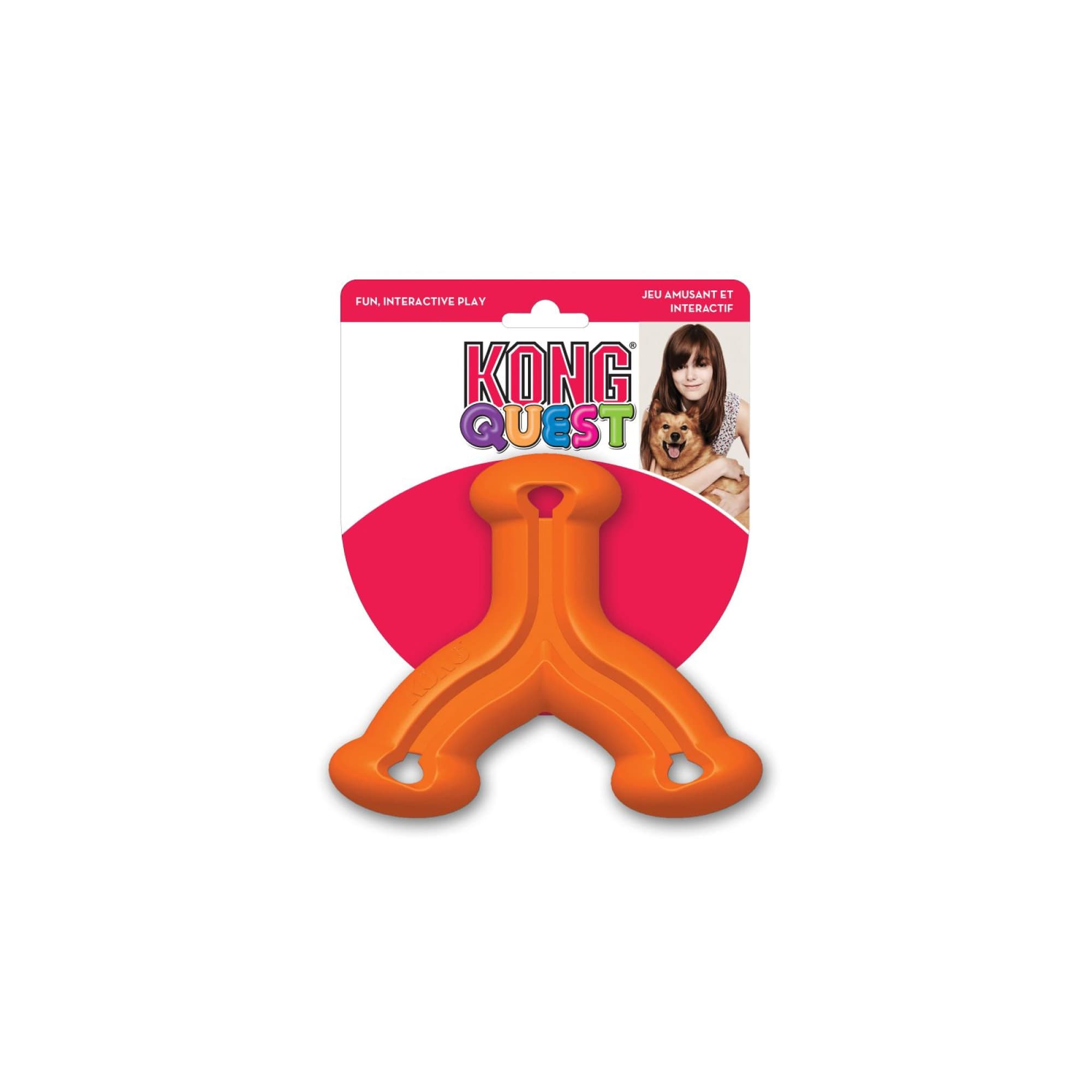 KONG Quest Wishbone Assorted (Large), 1pcs