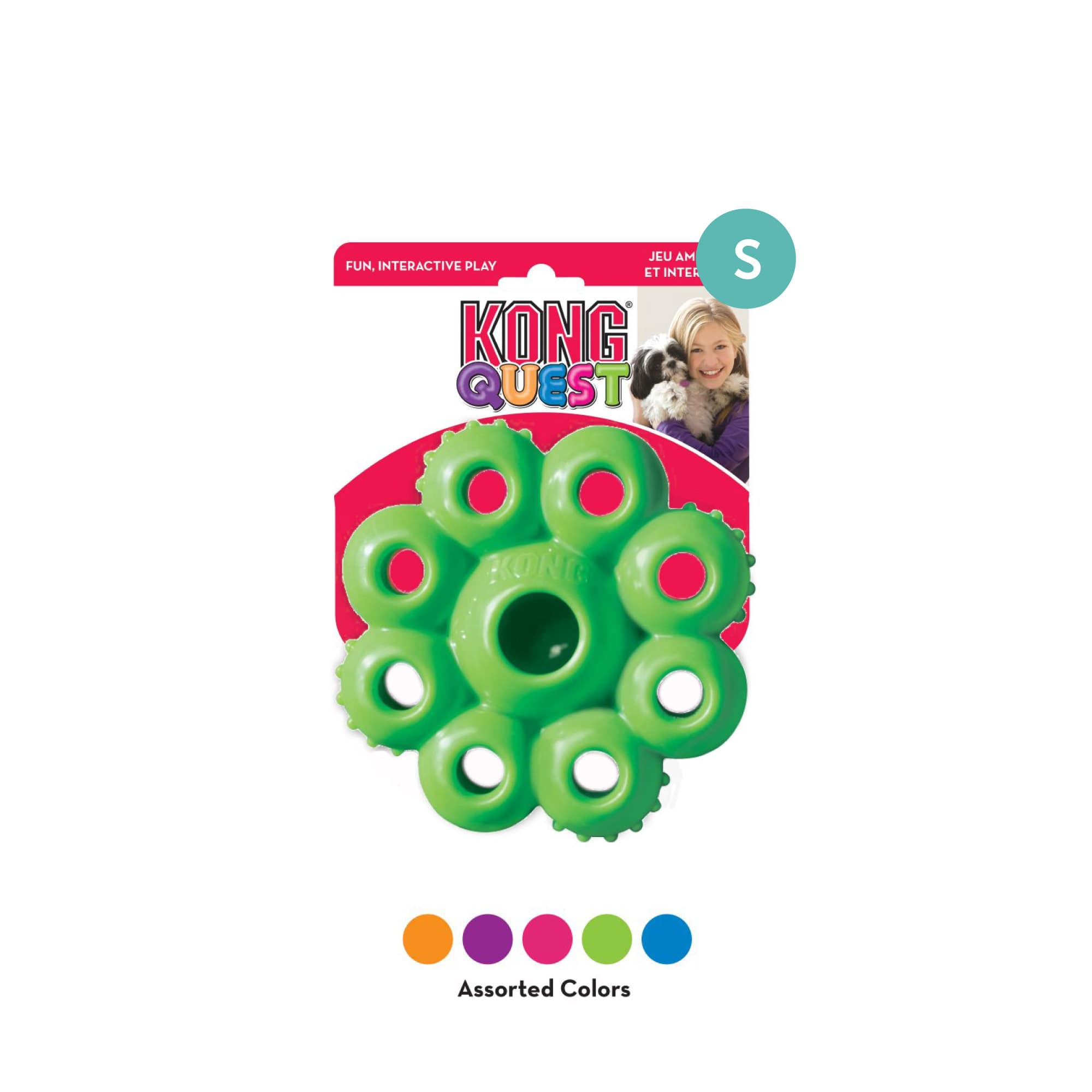 KONG Quest Star Pod Assorted (Small), 1pcs
