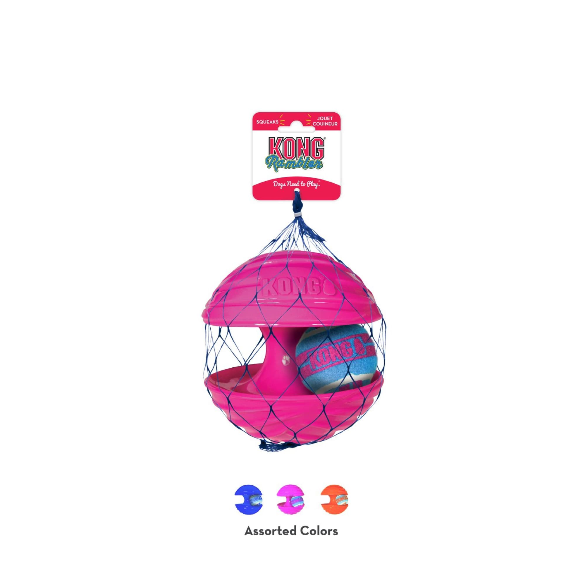 KONG Rambler Ball Assorted (Large), 1pcs