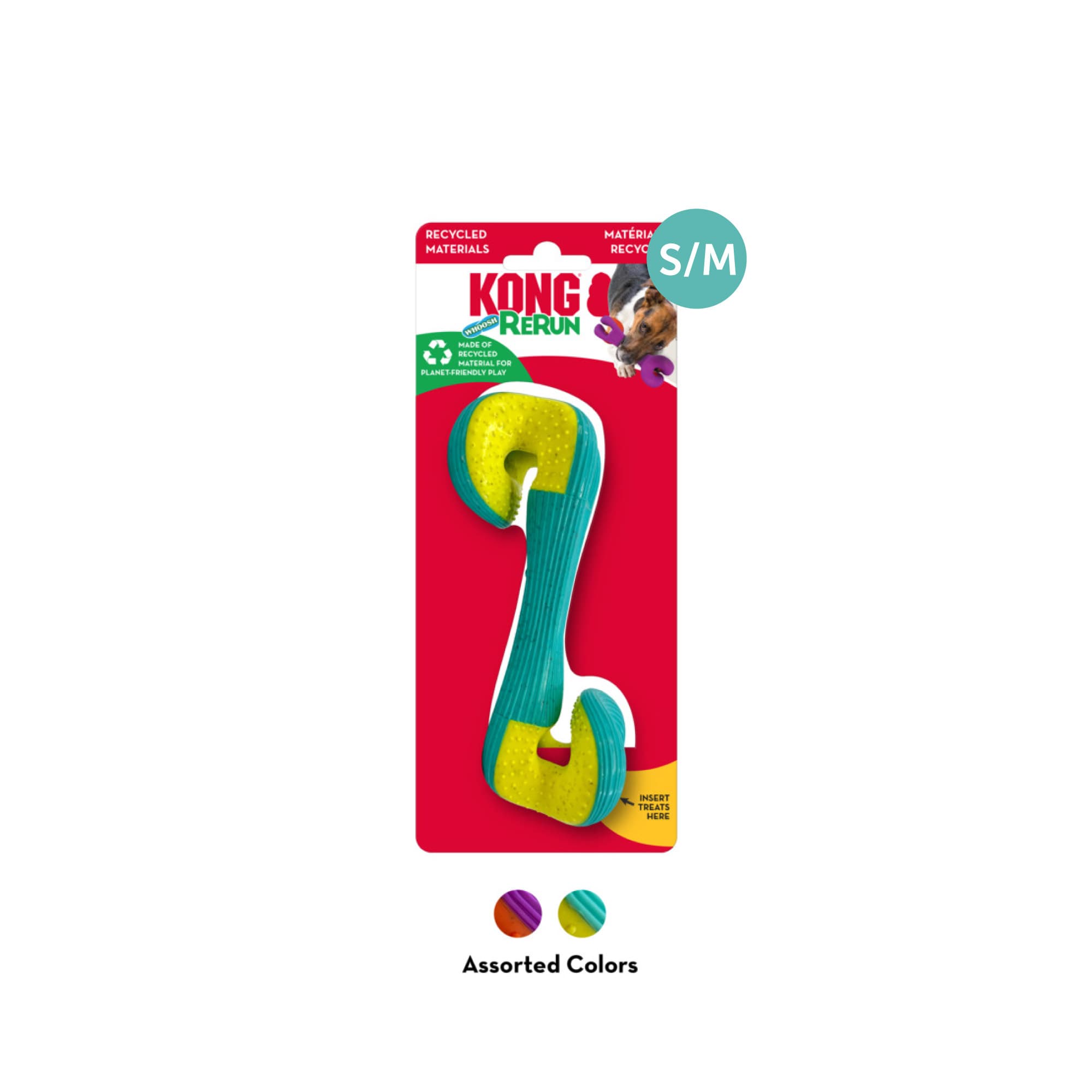 KONG Rerun Whoosh Bone (Small/Medium), 1pcs