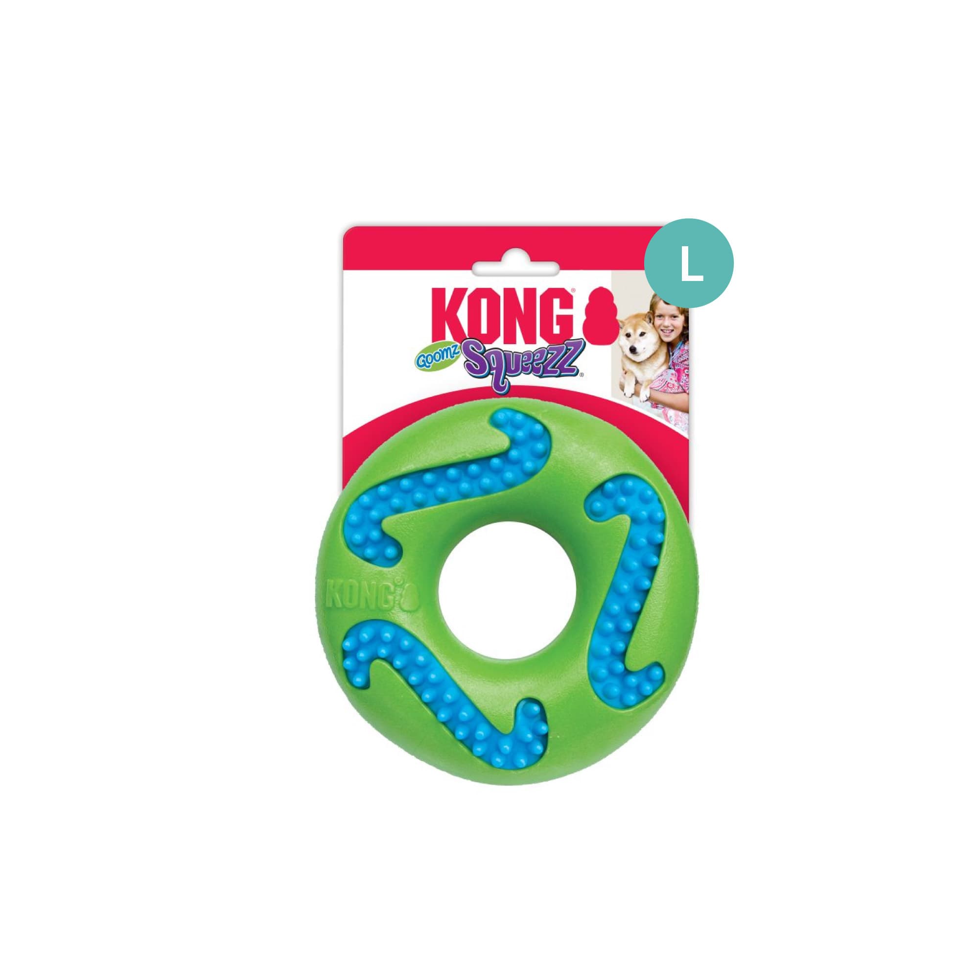 KONG Squeezz Goomz Ring (Large), 1pcs