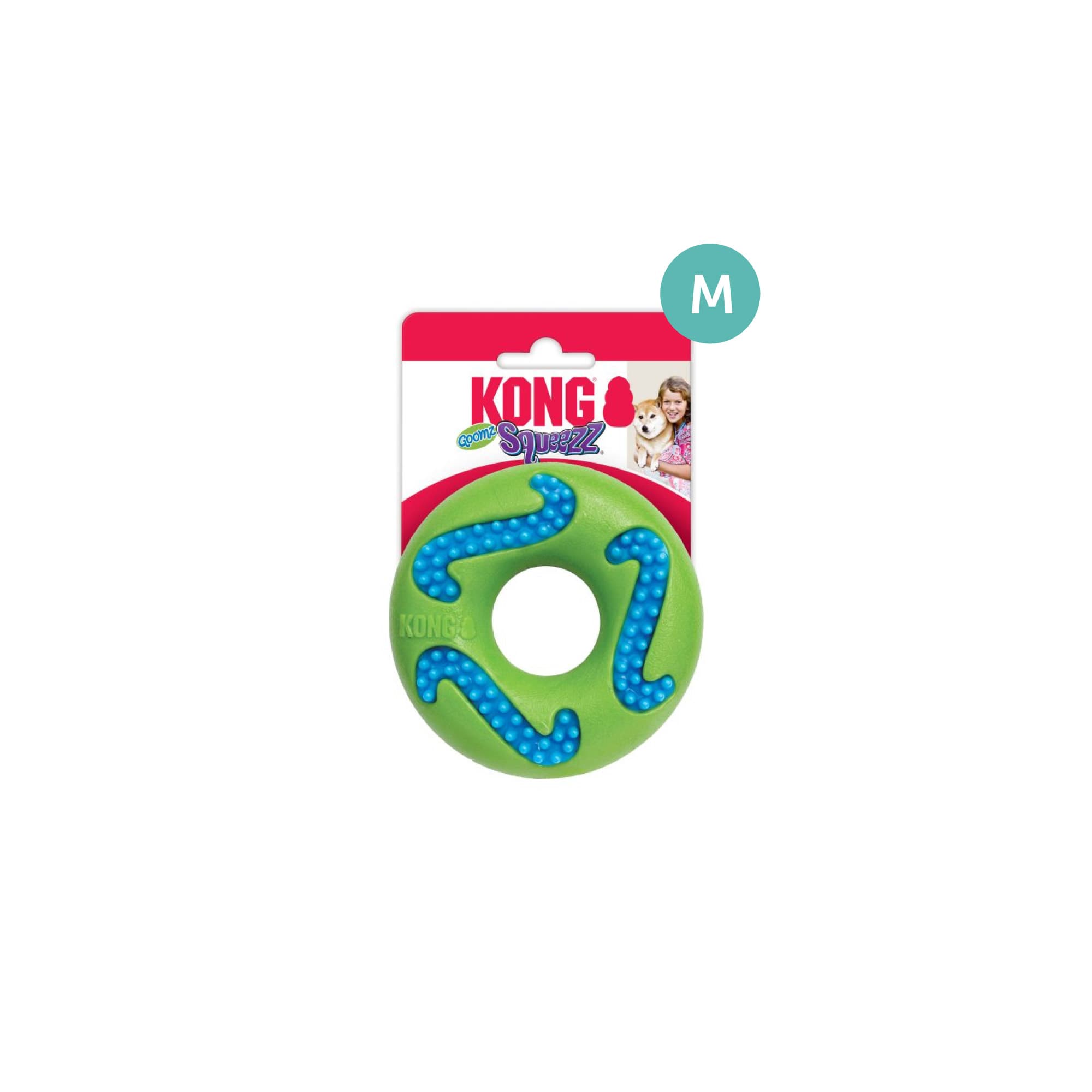 KONG Squeezz Goomz Ring (Medium), 1pcs