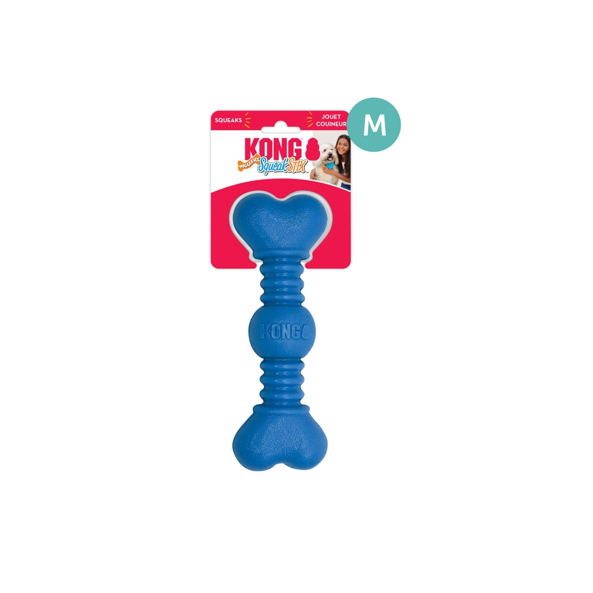 KONG SqueakStix Wigglerz (Medium), 1pcs