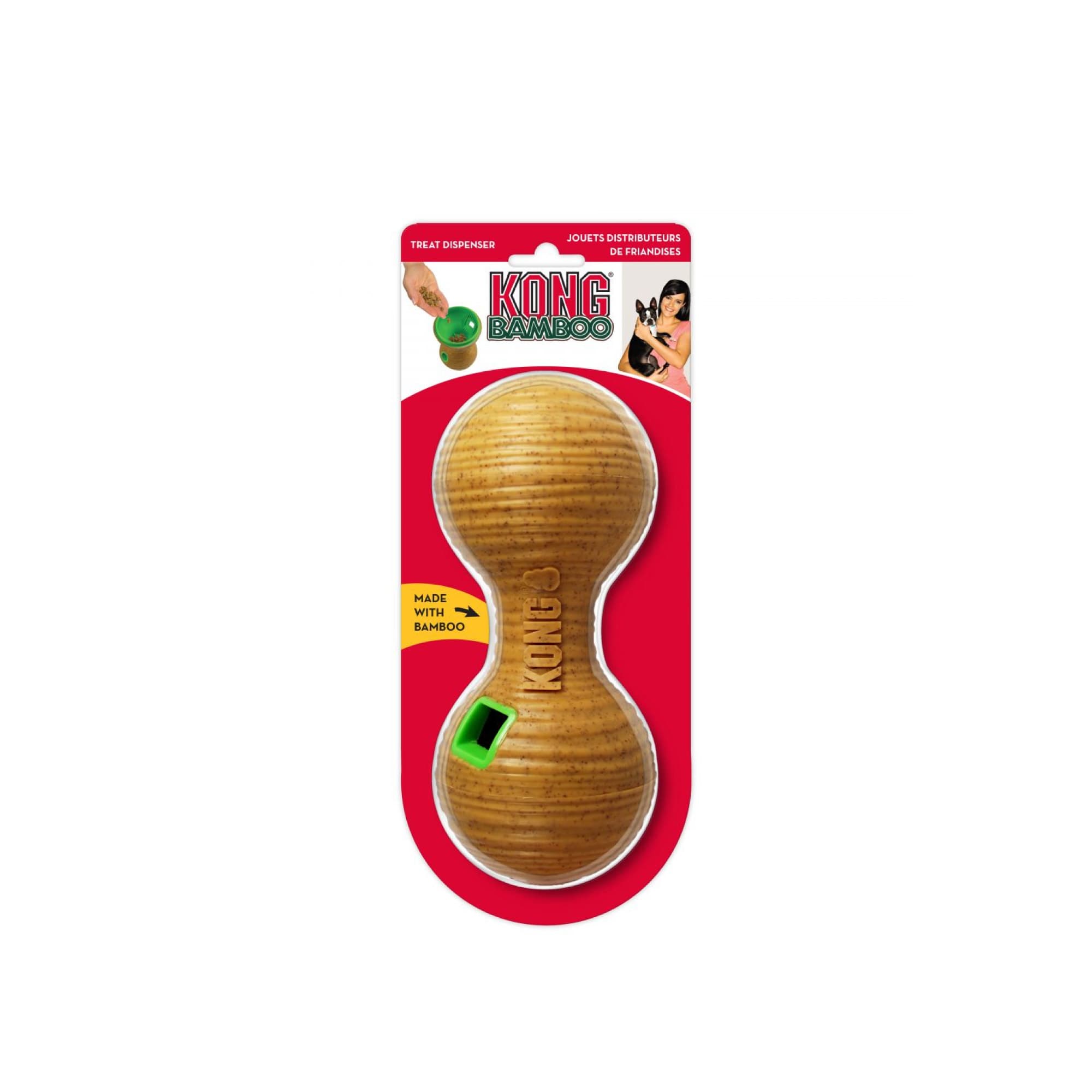 KONG Bamboo Feeder Dumbbell (Medium), 1pcs