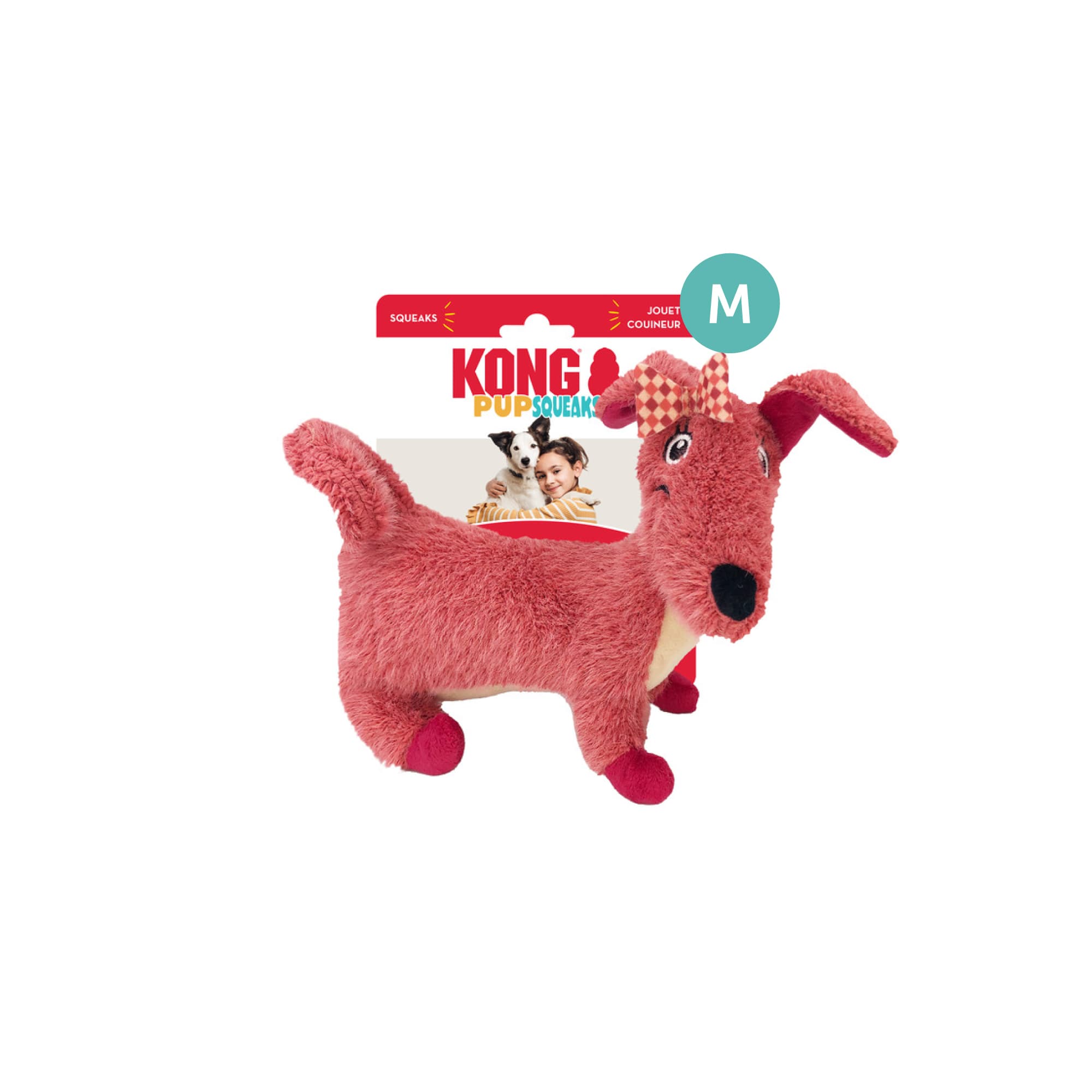 KONG PupSqueaks Daisy (Medium), 1pcs
