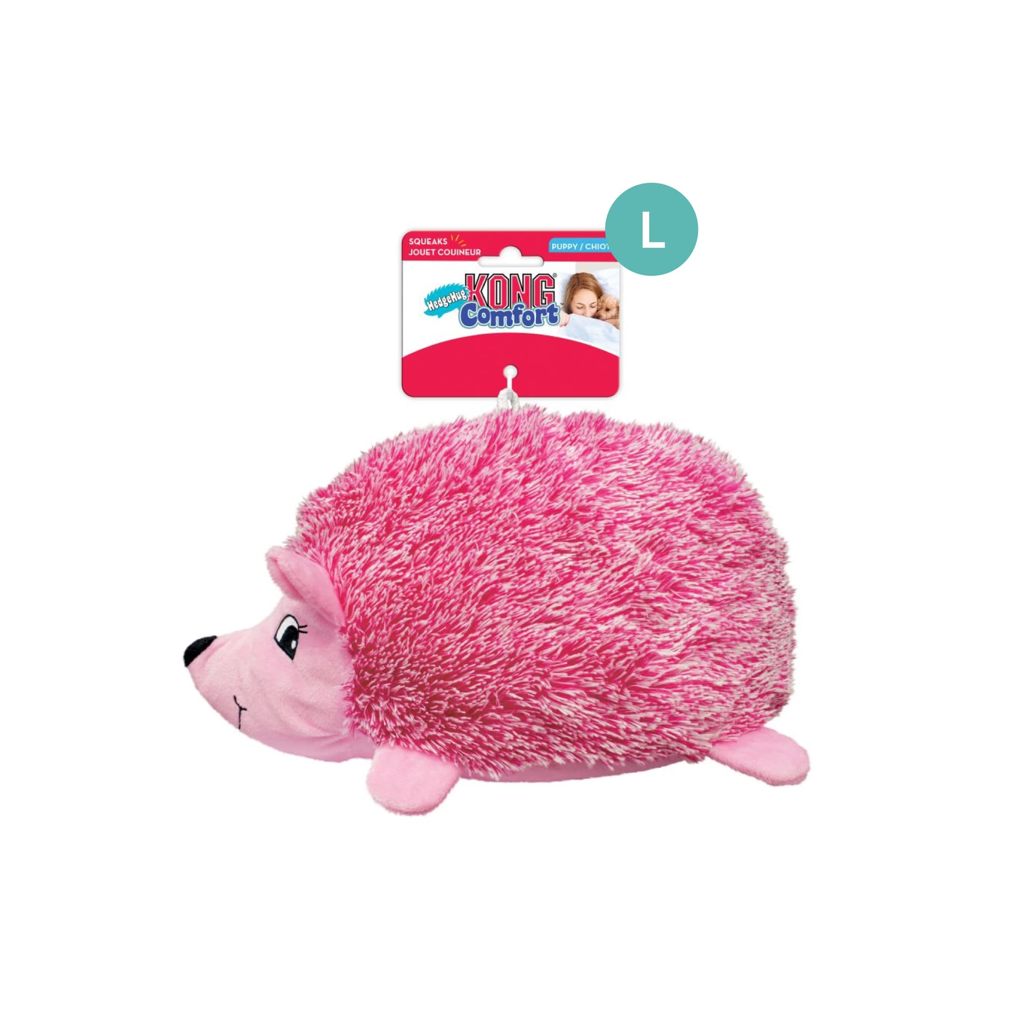KONG Comfort HedgeHug Puppy Assorted (Large), 1pcs