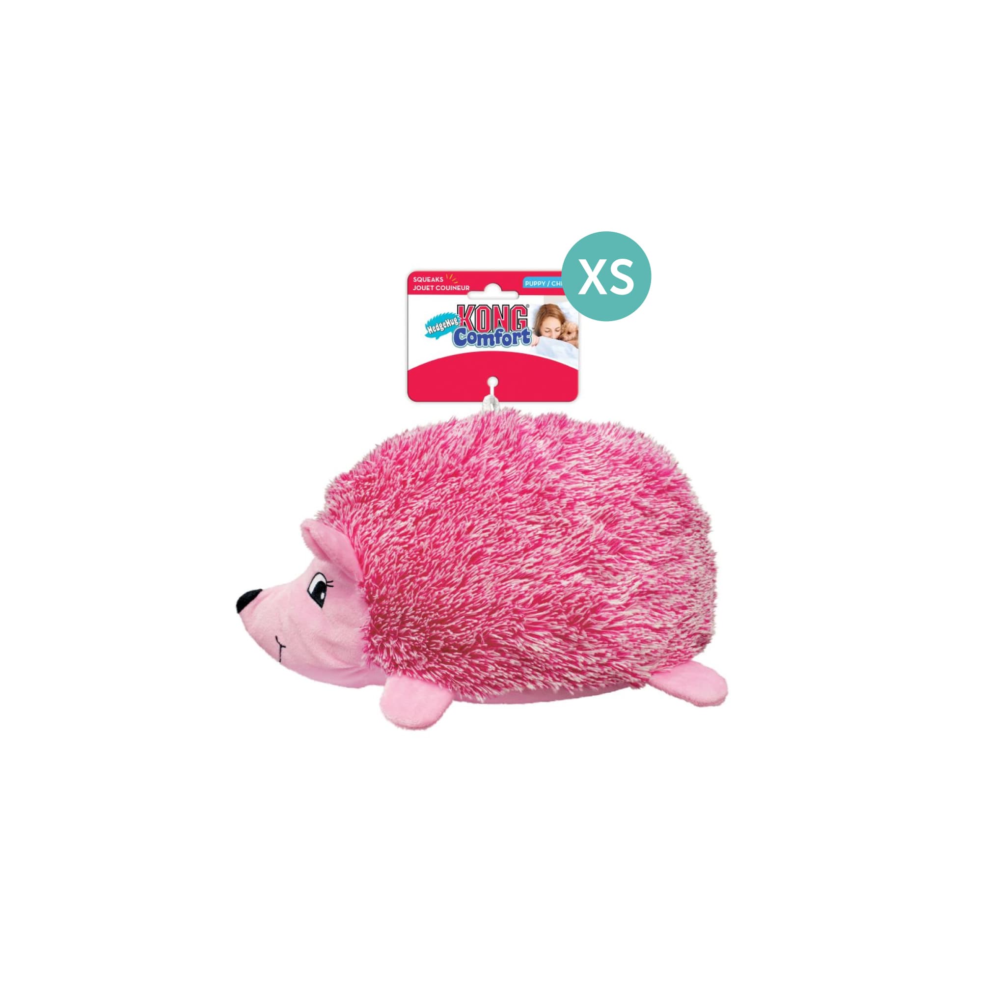 KONG Comfort HedgeHug Puppy Assorted (XSmall), 1pcs