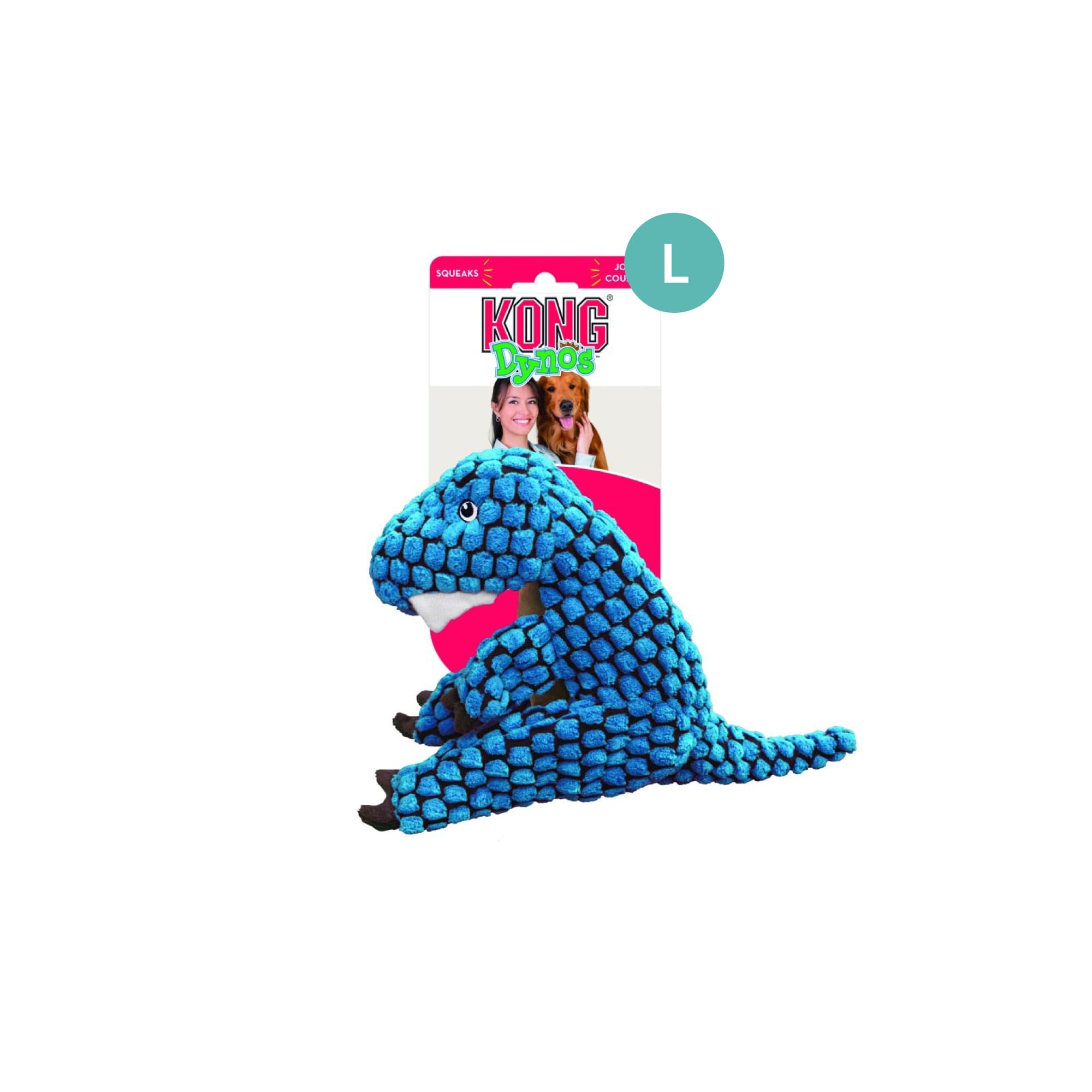 KONG Dynos T-Rex Blue (Large), 1pcs