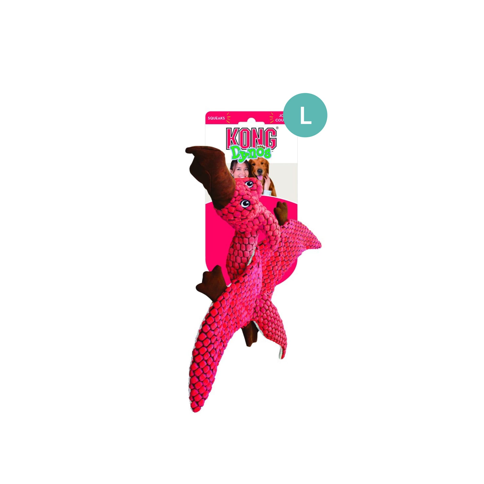 KONG Dynos Pterodactyl Coral (Large), 1pcs
