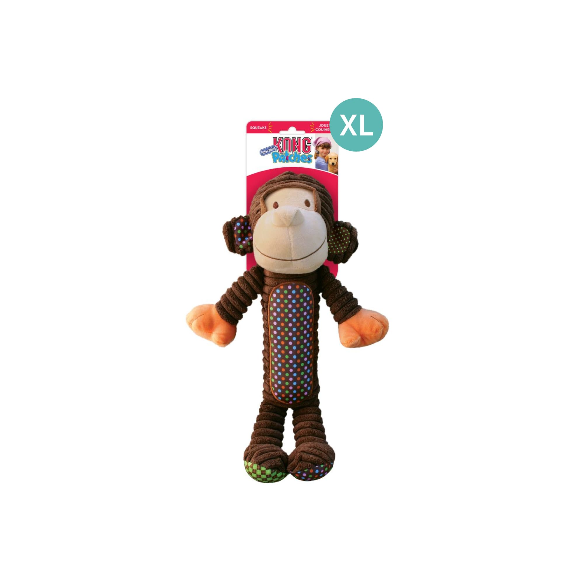 KONG Patches Adorables Monkey (XLarge), 1pcs