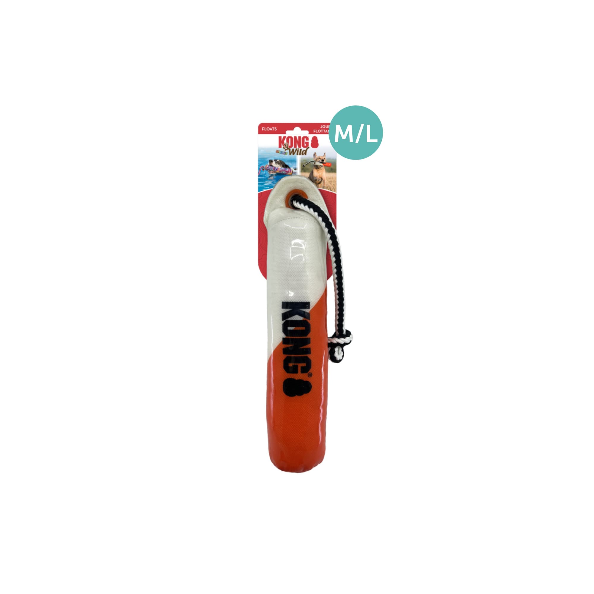 KONG Wild Shieldz Training Dummy Orange/White (Medium/Large), 1pcs