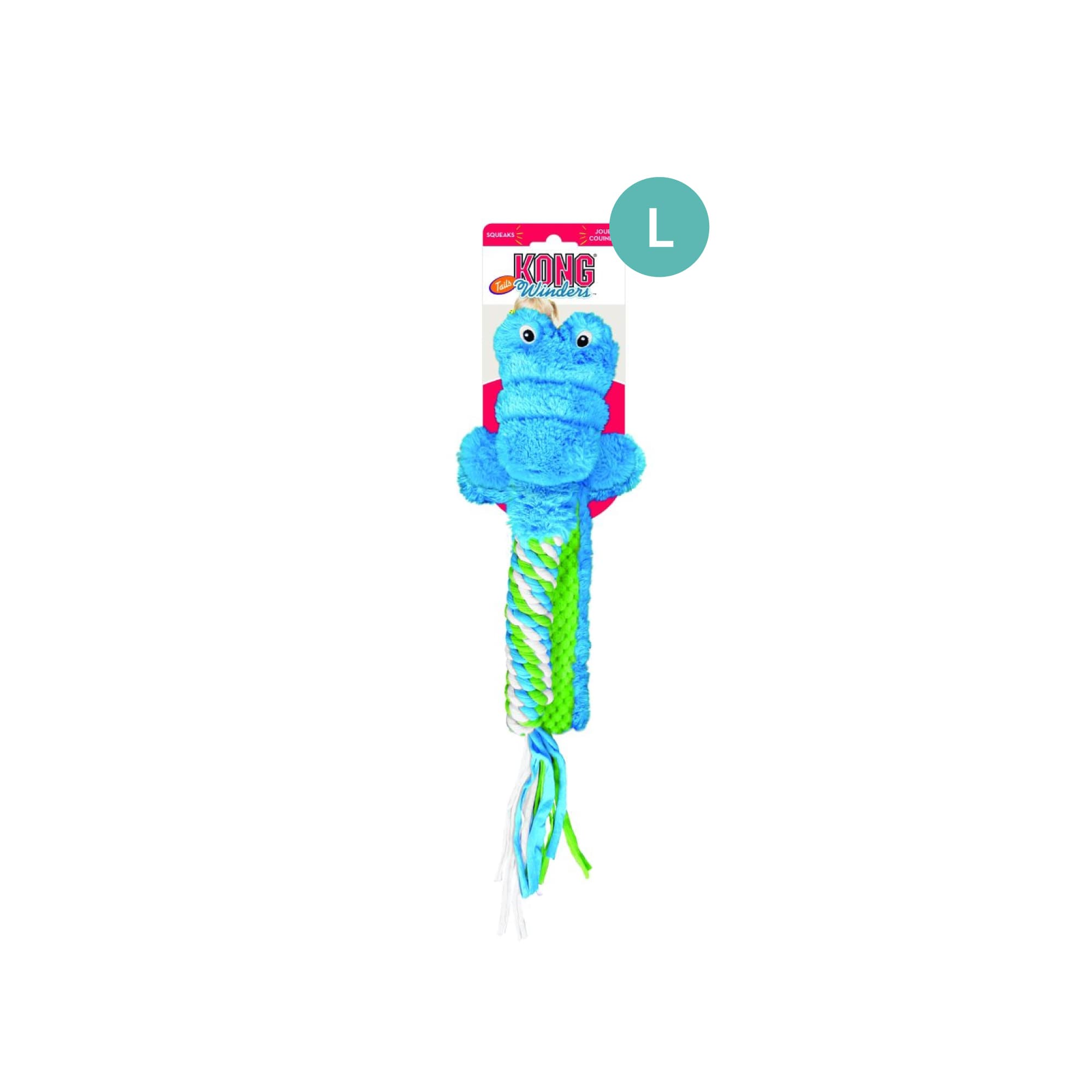 KONG Winders Tails Alligator (Large), 1pcs