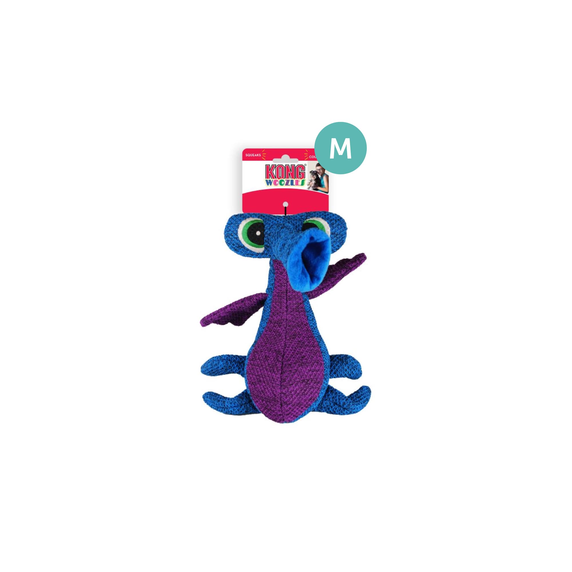 KONG Woozles Blue (Medium), 1pcs
