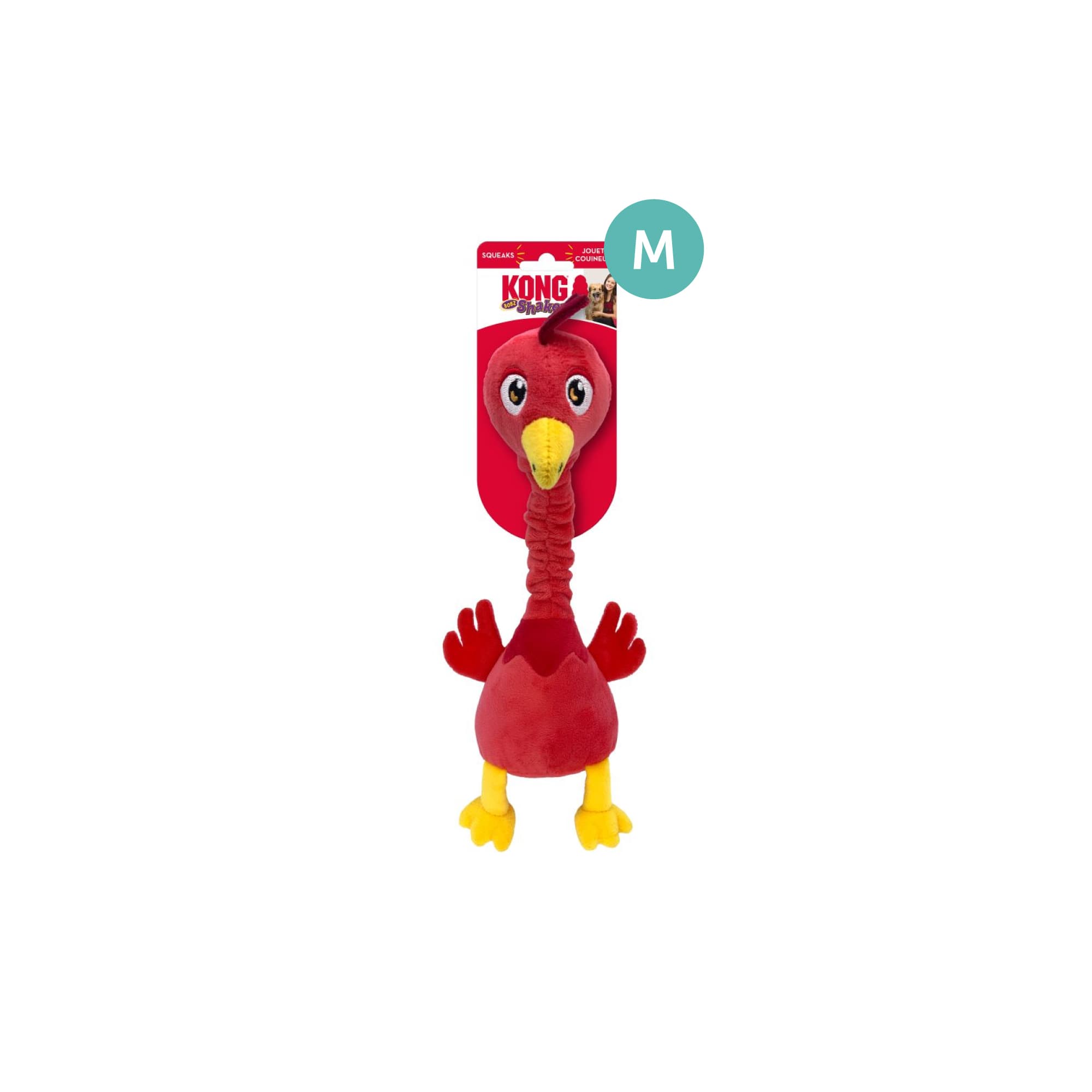 KONG Shakers Bobz Rooster (Medium), 1pcs
