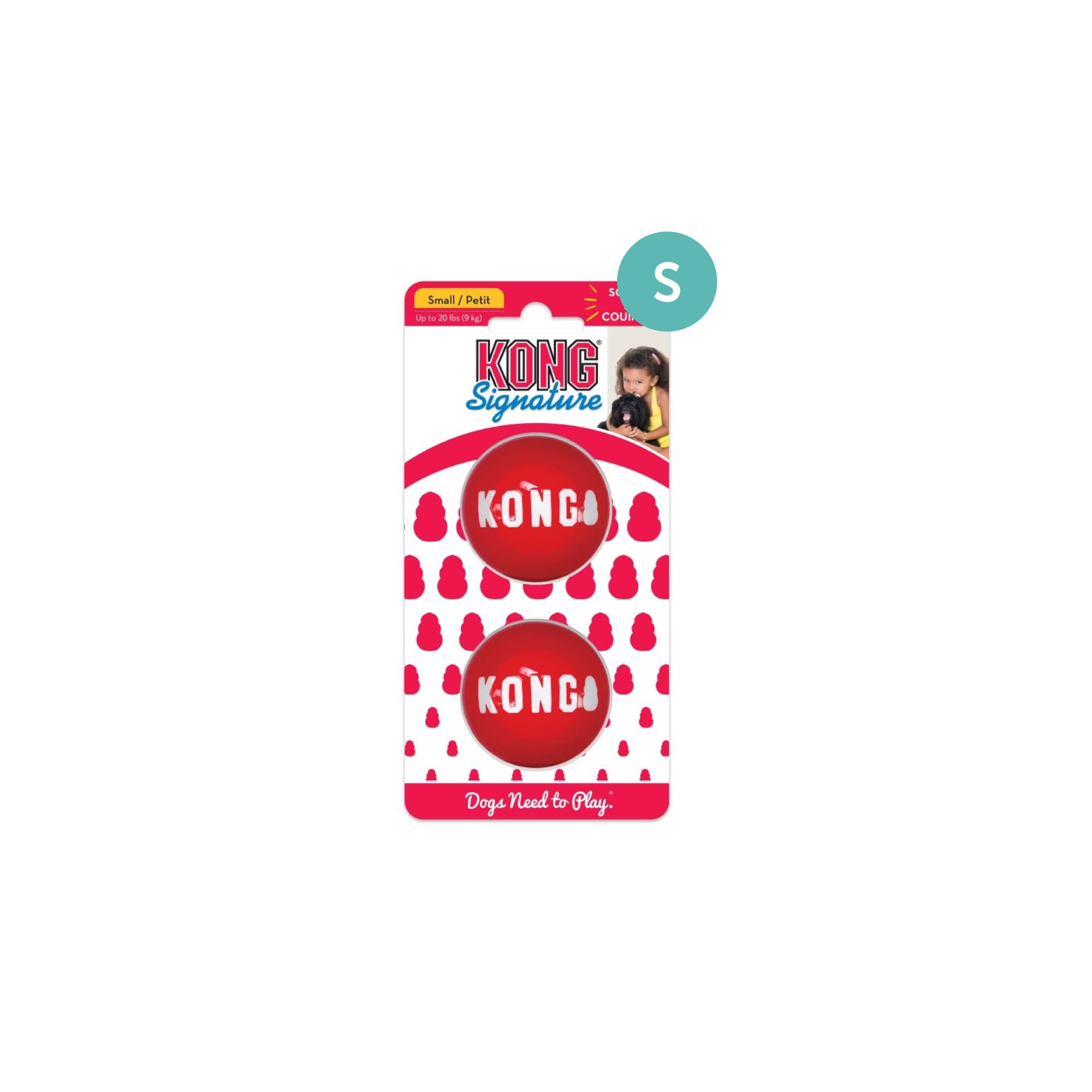 KONG Signature Balls (Small), 2pcs