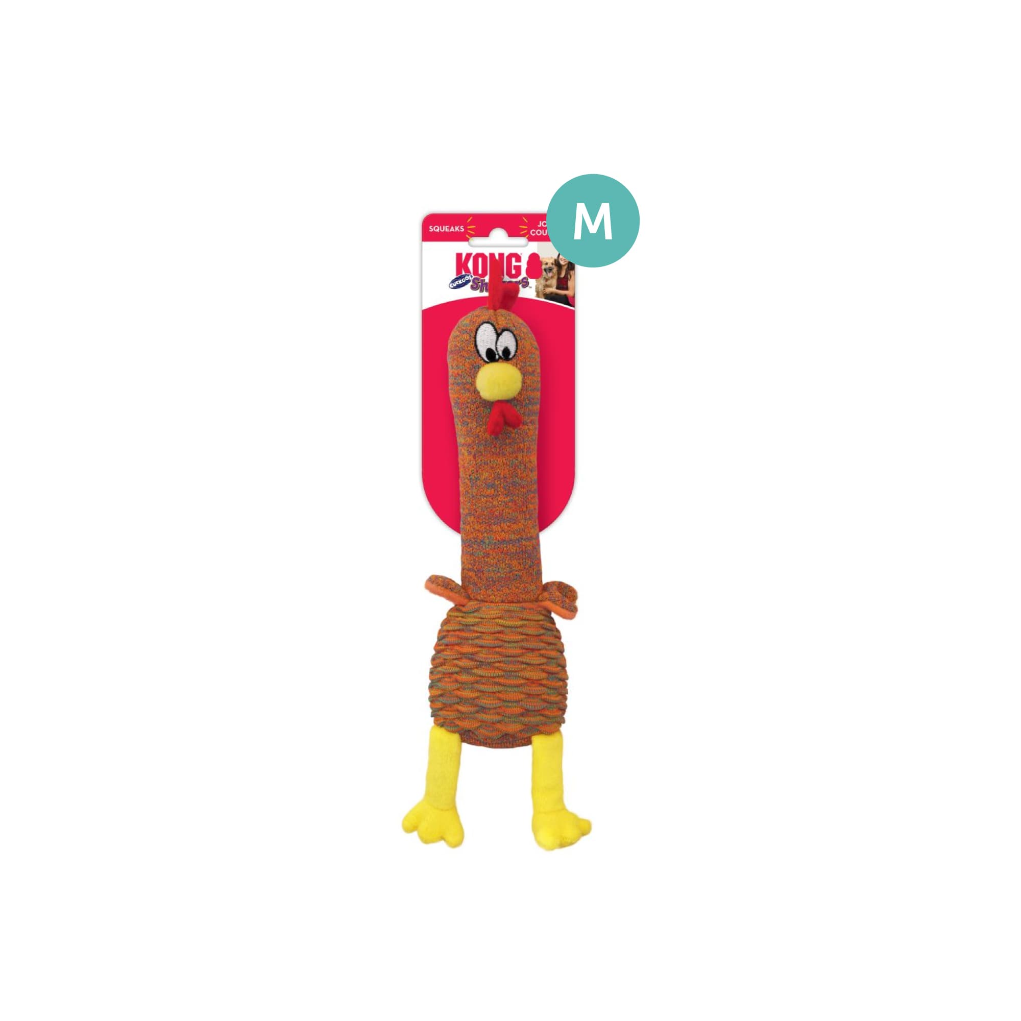 KONG Shakers Cuckoos Assorted (Medium), 1pcs