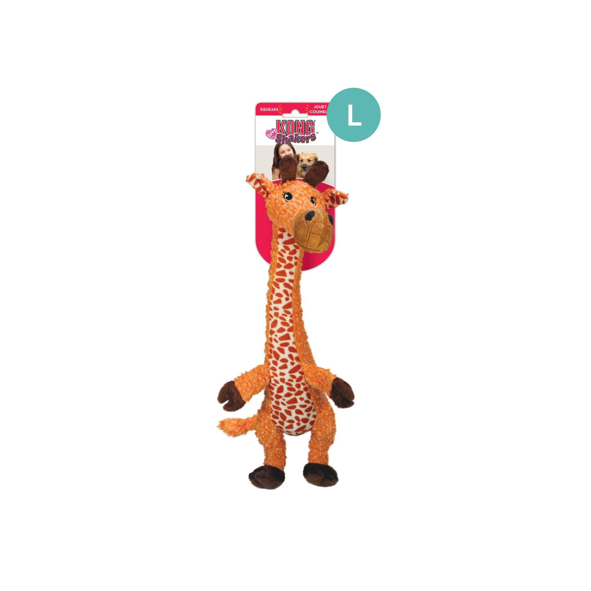 KONG Shakers Luvs Giraffe (Large), 1pcs