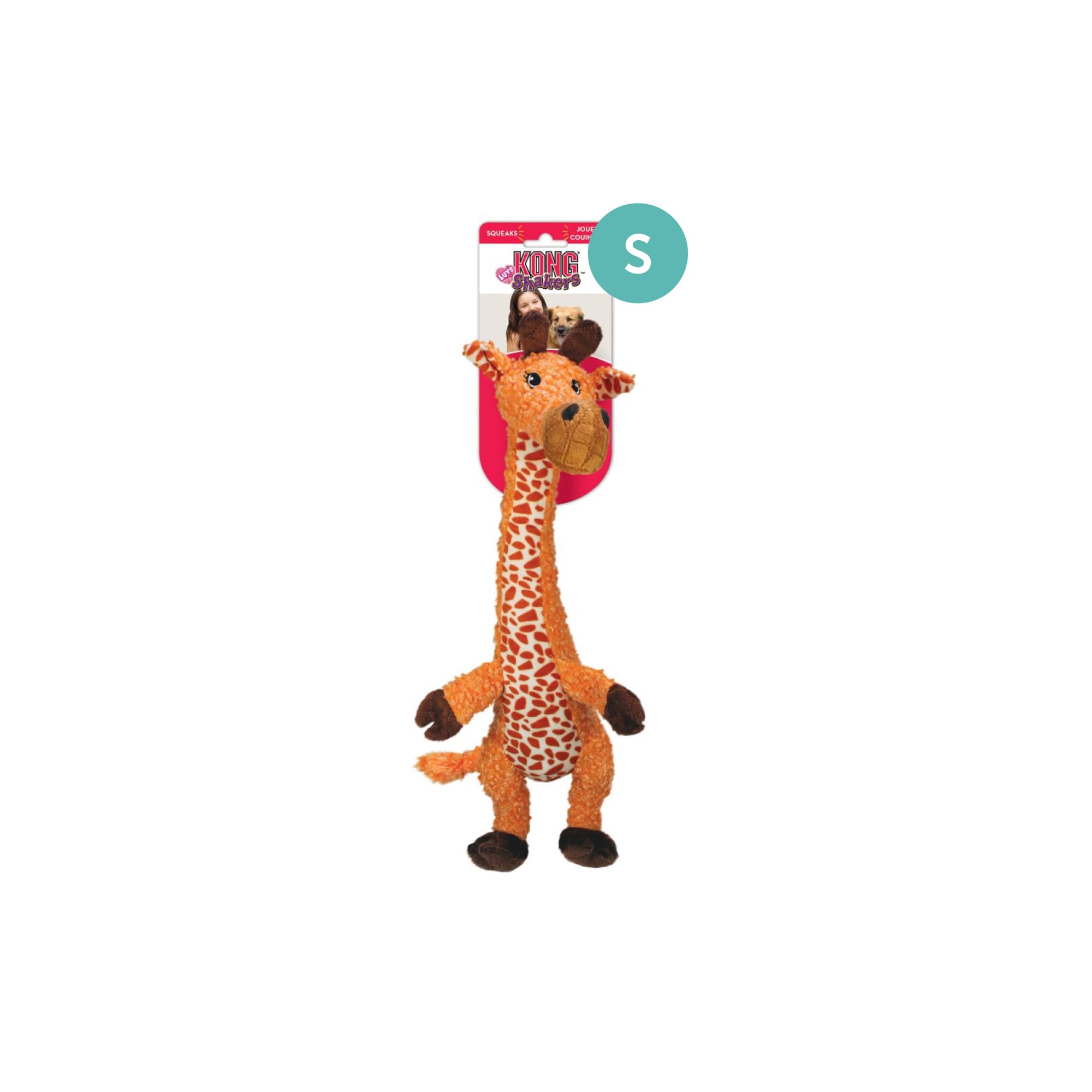 KONG Shakers Luvs Giraffe (Small), 1pcs