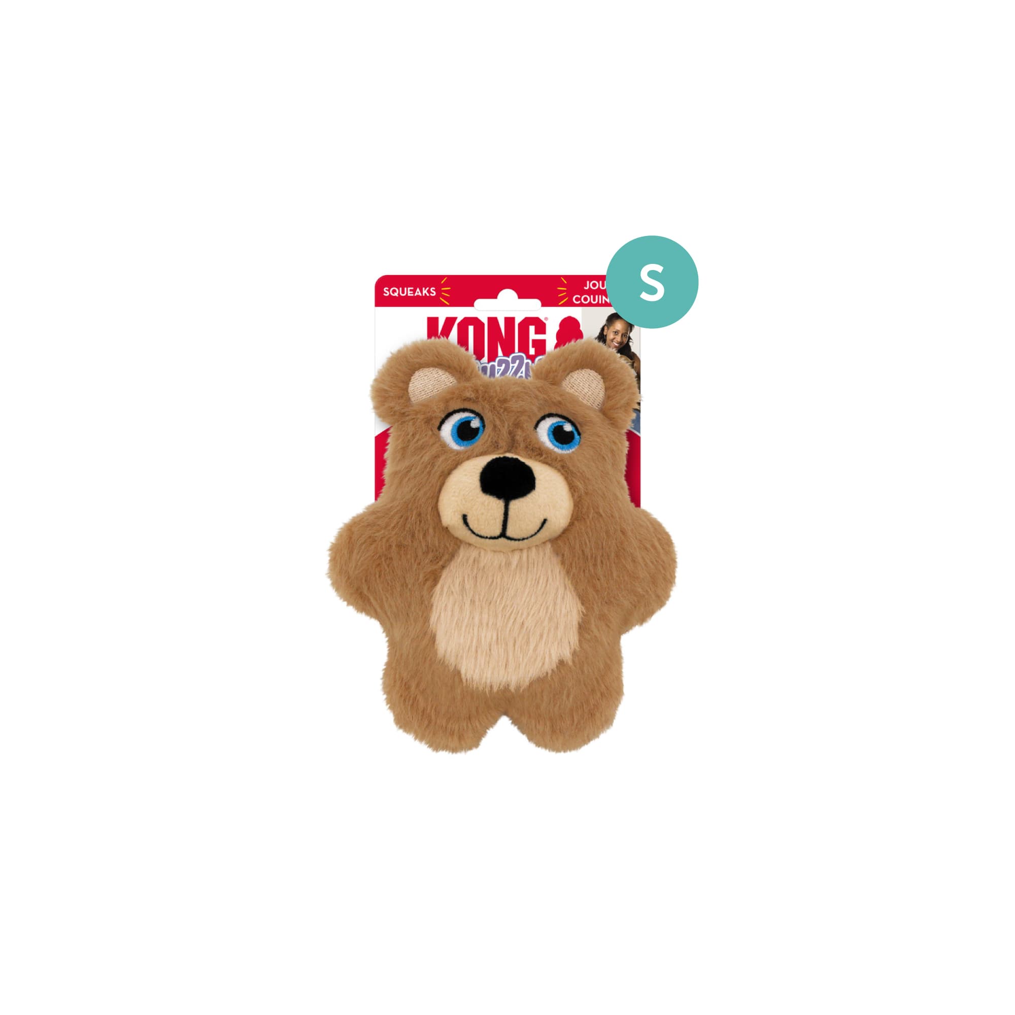 KONG Snuzzles Kiddos Teddy Bear (Small), 1pcs