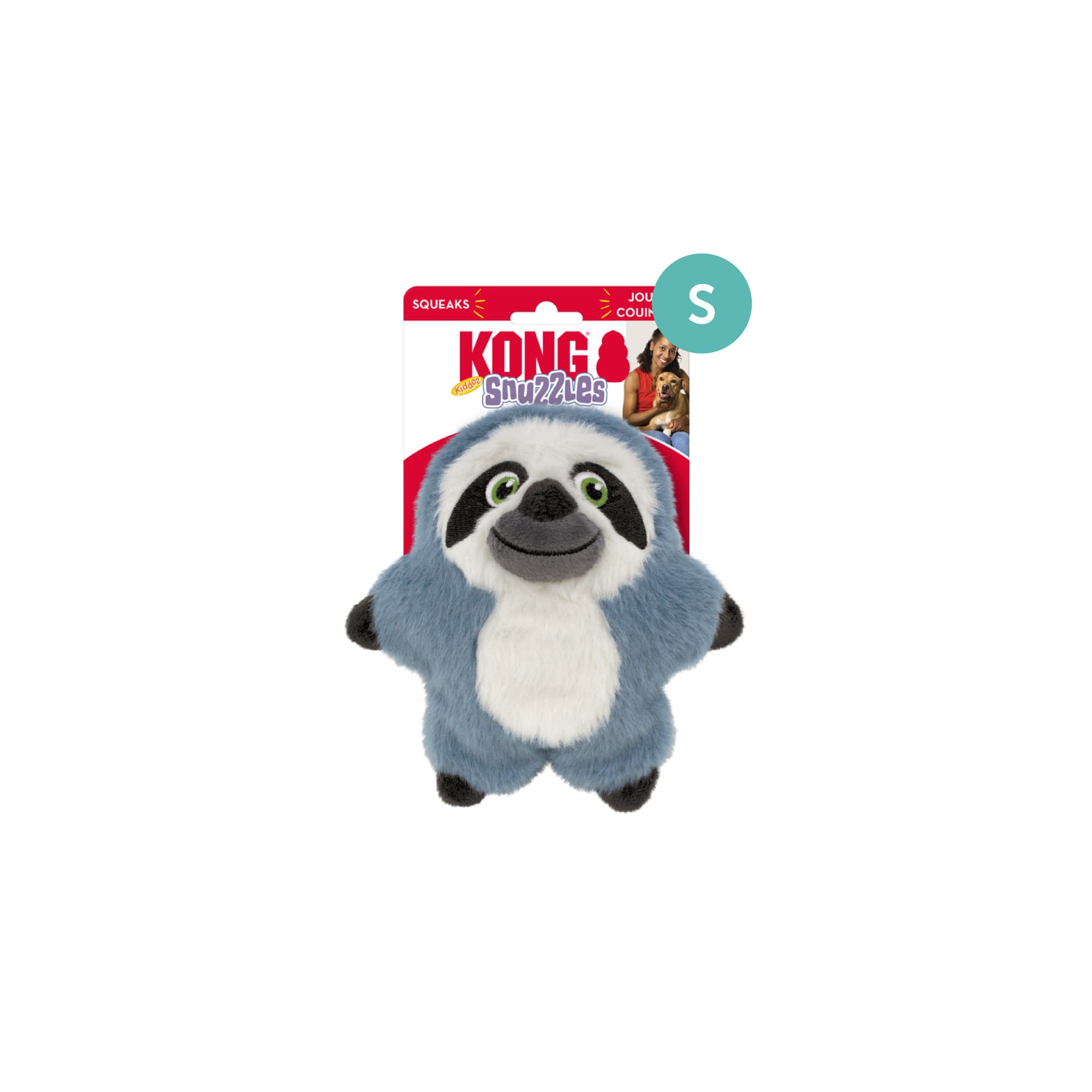KONG Snuzzles Kiddos Sloth (Small), 1pcs