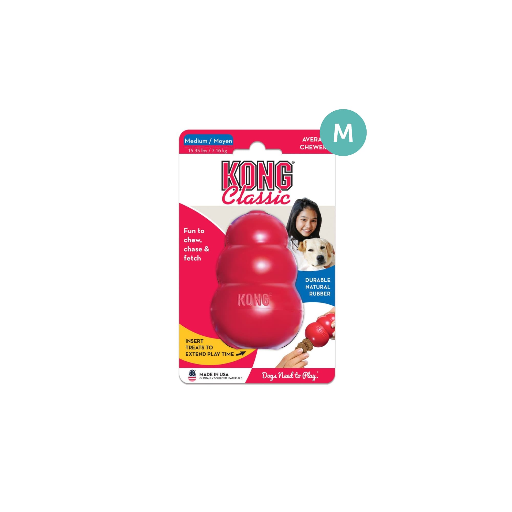 KONG Classic (Medium), 1pcs