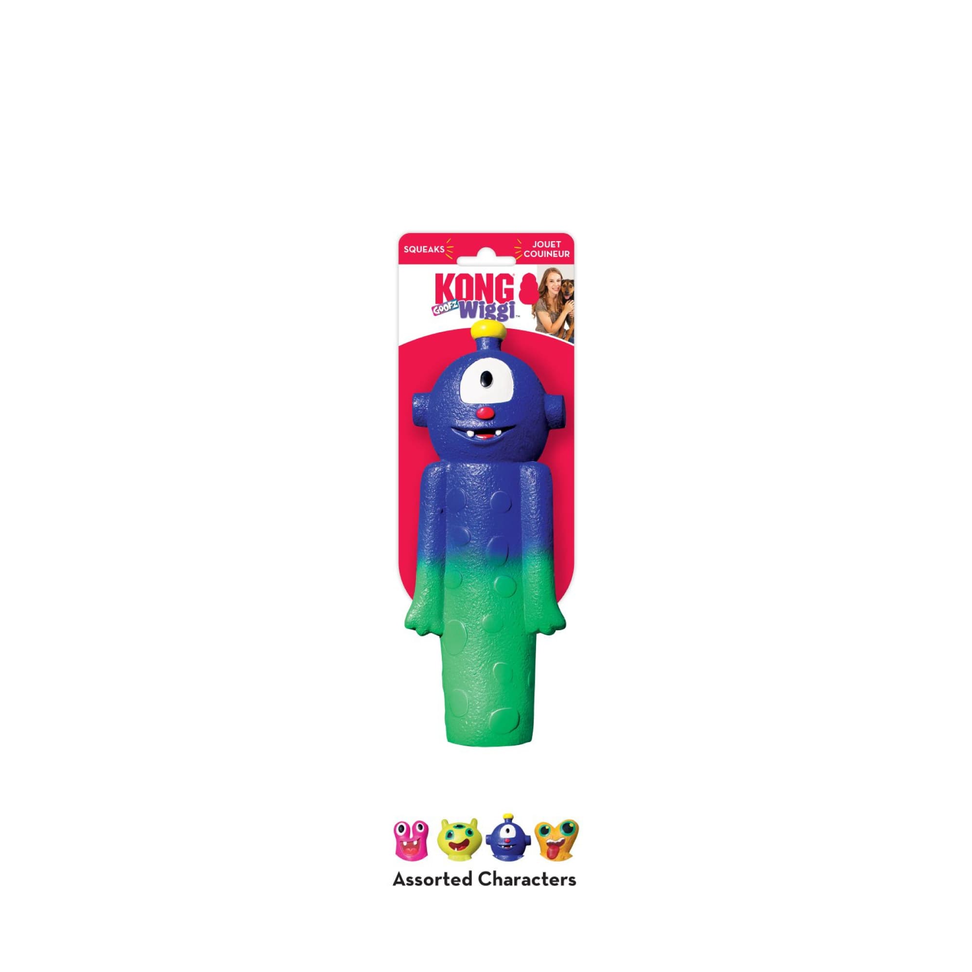 KONG Wiggi Goofz Assorted (Medium), 1pcs
