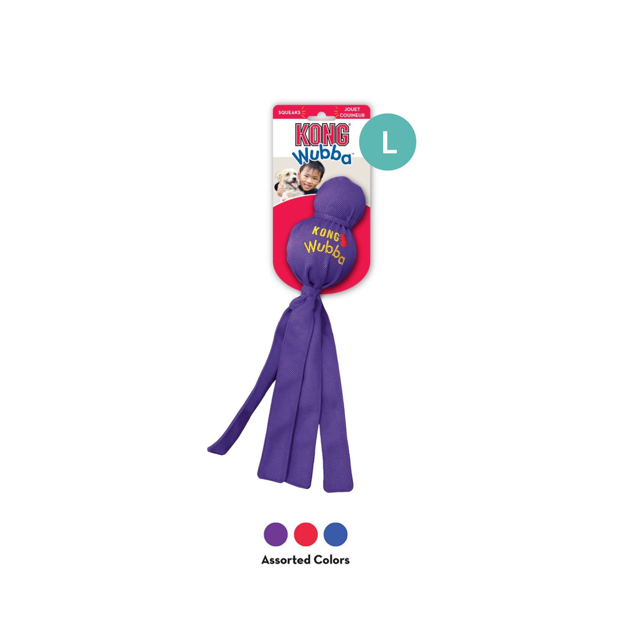 KONG Wubba Assorted (Large), 1pcs