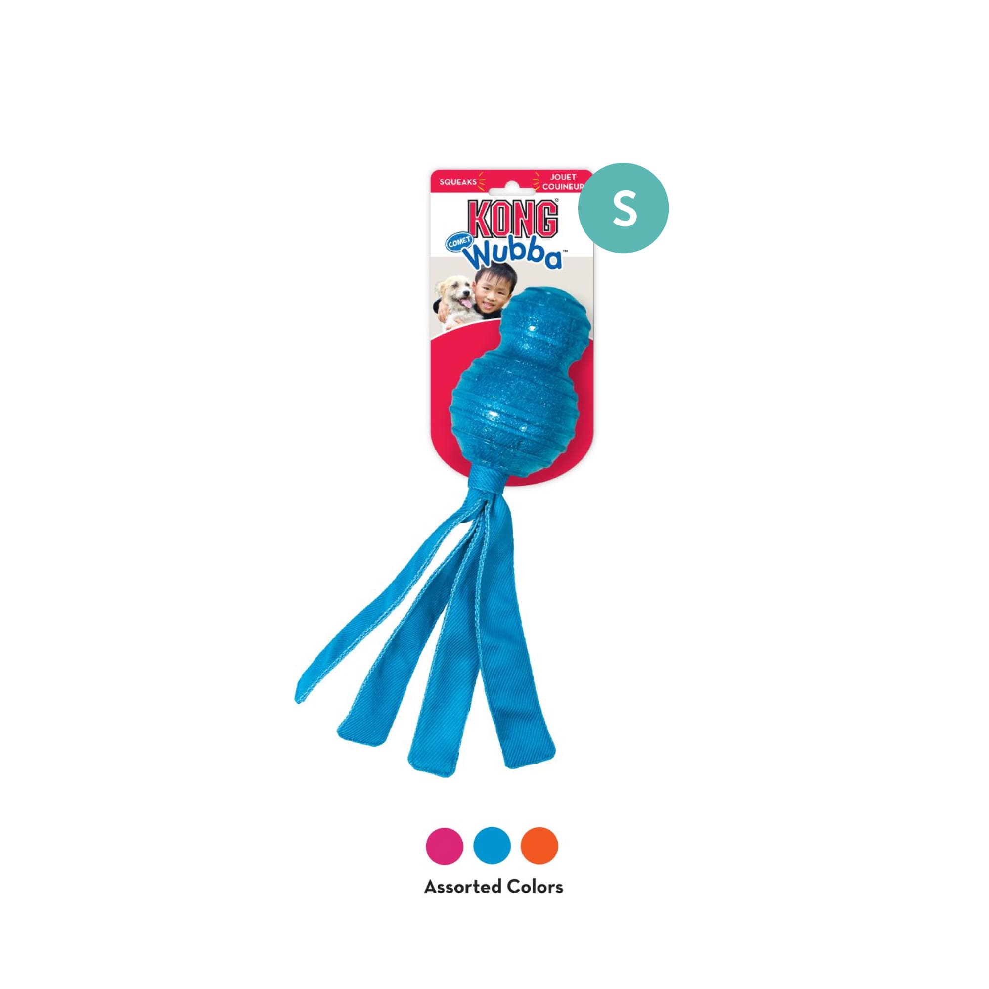 KONG Wubba Comet Assorted (Small), 1pcs