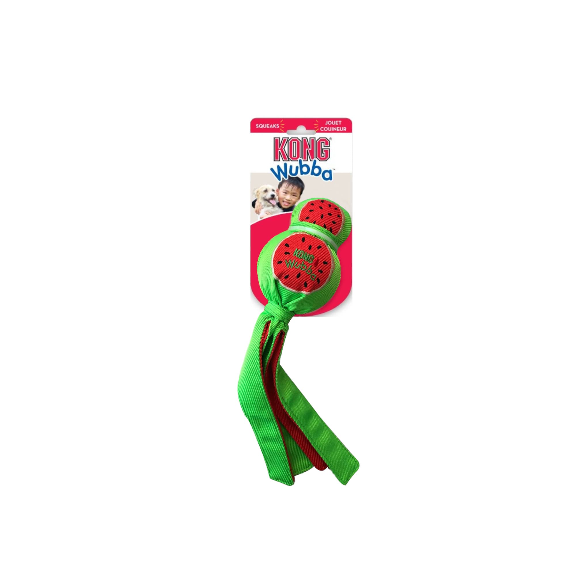 KONG Wubba Ballistic Watermelon (Large), 1pcs