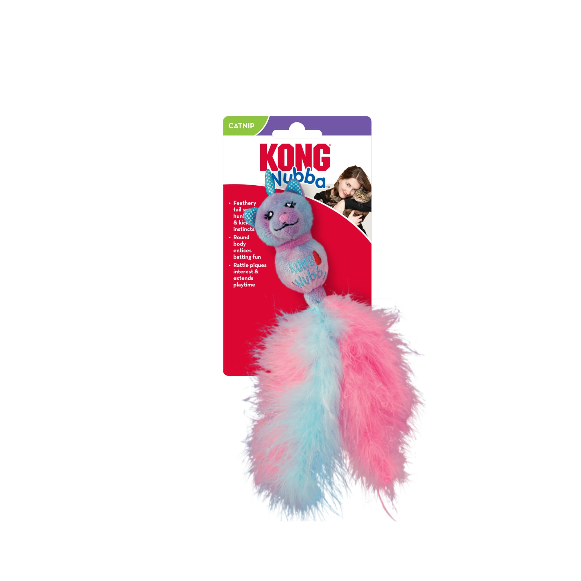 KONG Cat Wubba Caticorn (One Size), 1pcs