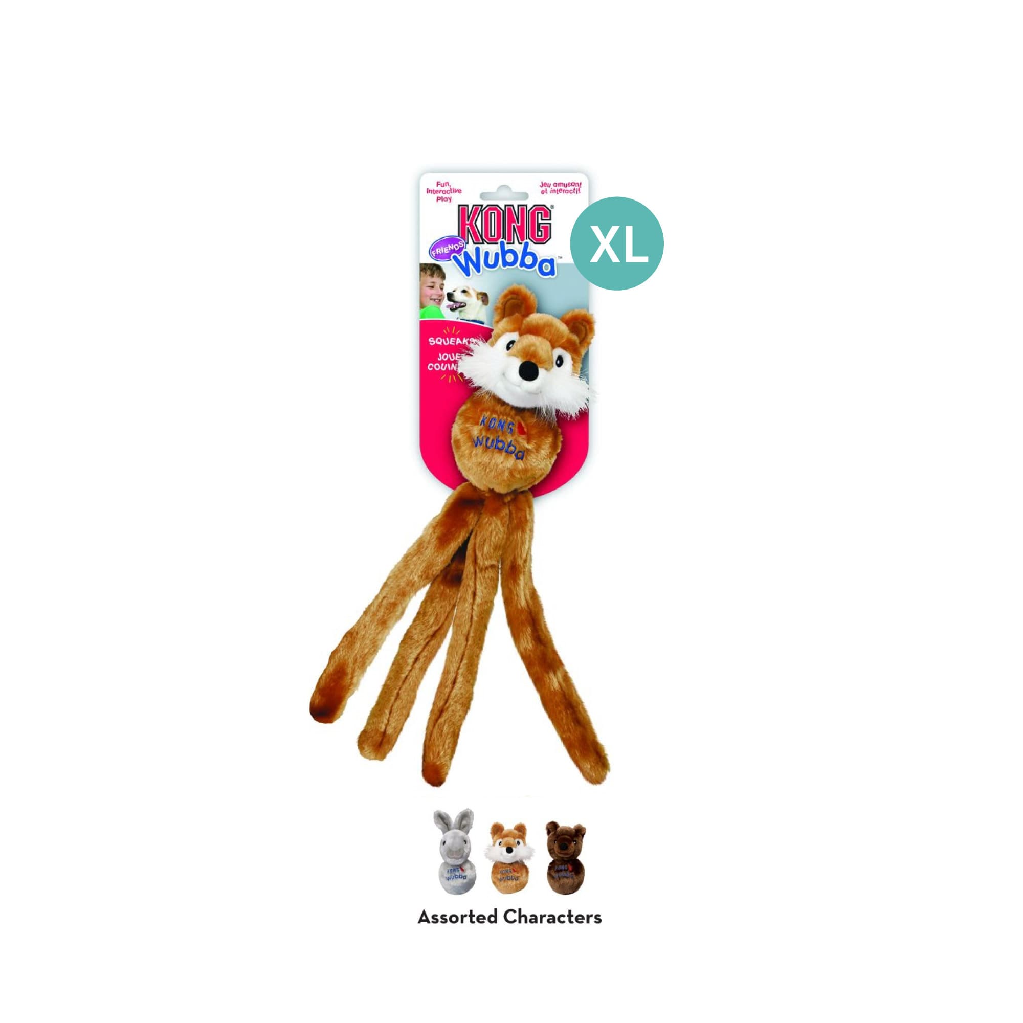 KONG Wubba Friends Assorted (XLarge), 1pcs