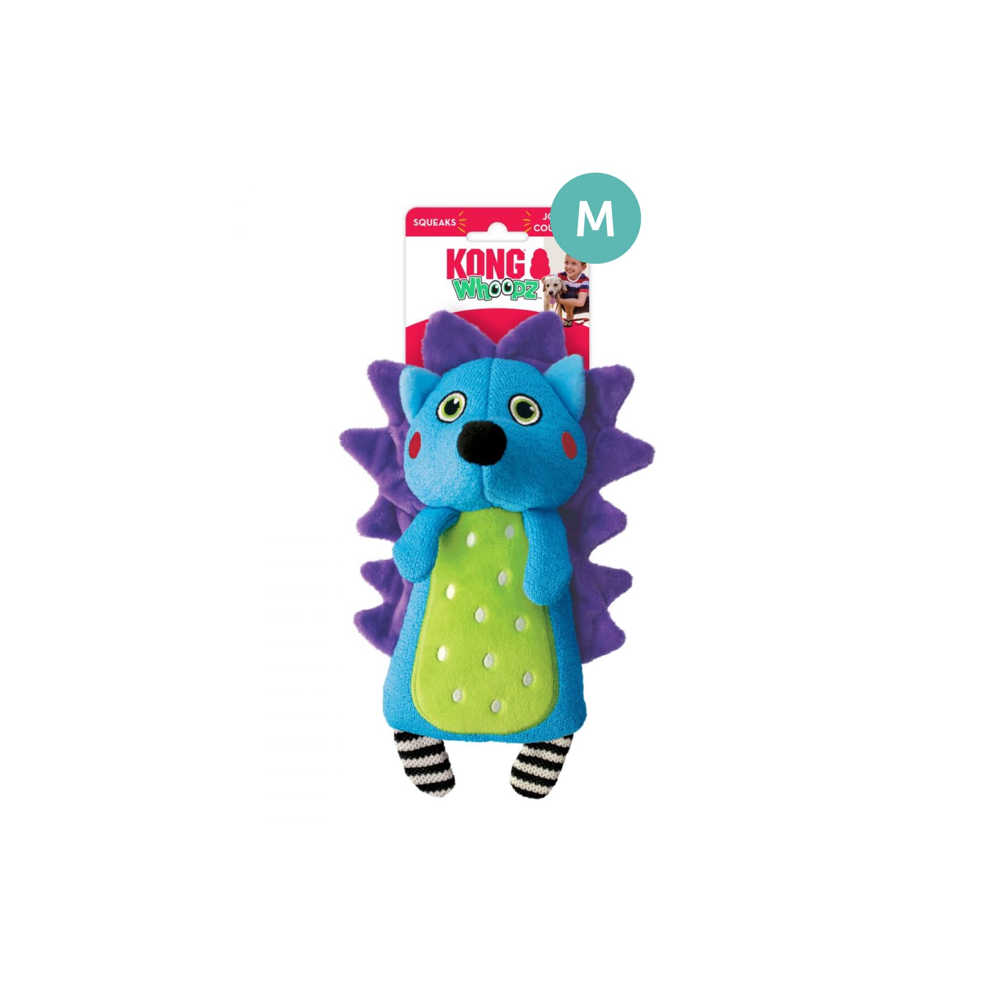 KONG Whoopz Hedgehog (Medium), 1pcs