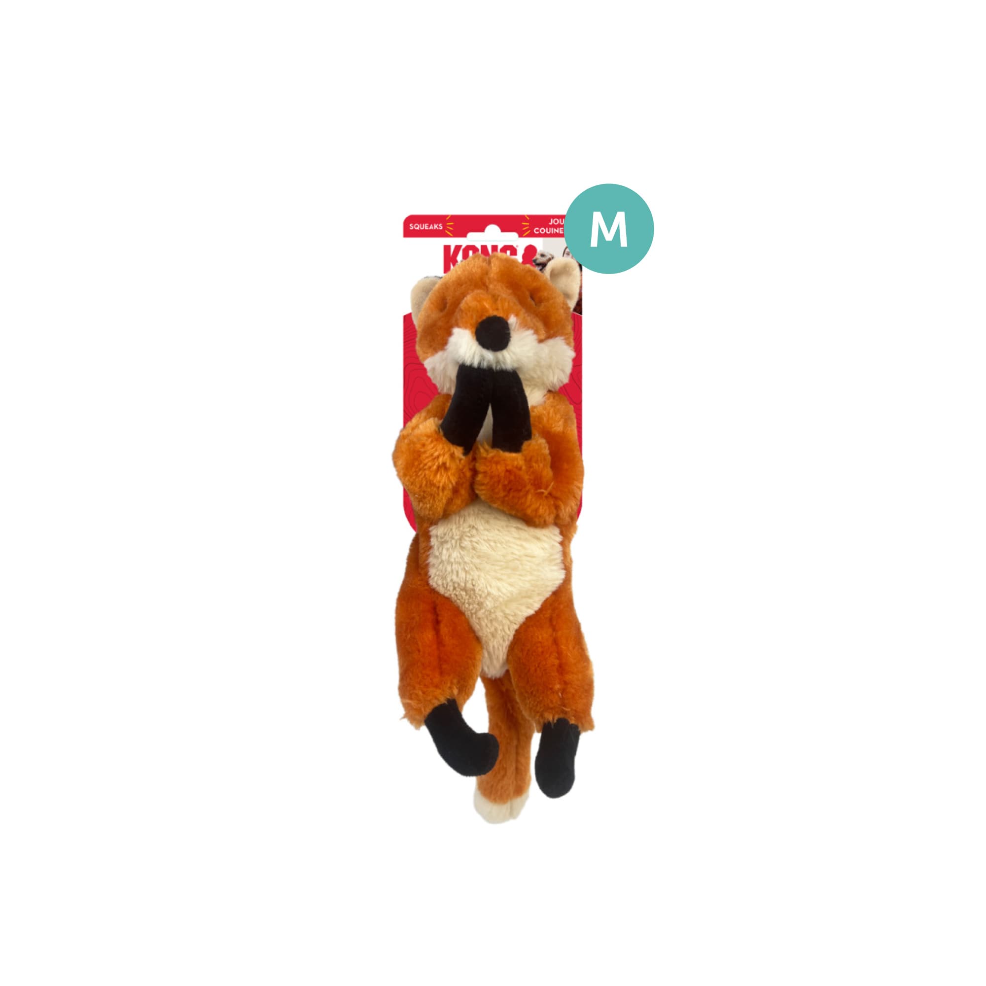 KONG Wild Low Stuff Fox (Medium), 1pcs