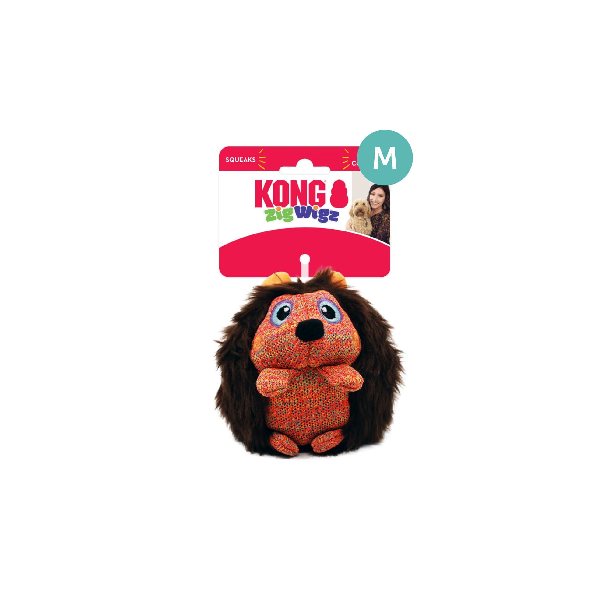 KONG ZigWigz Hedgehog (Medium), 1pcs