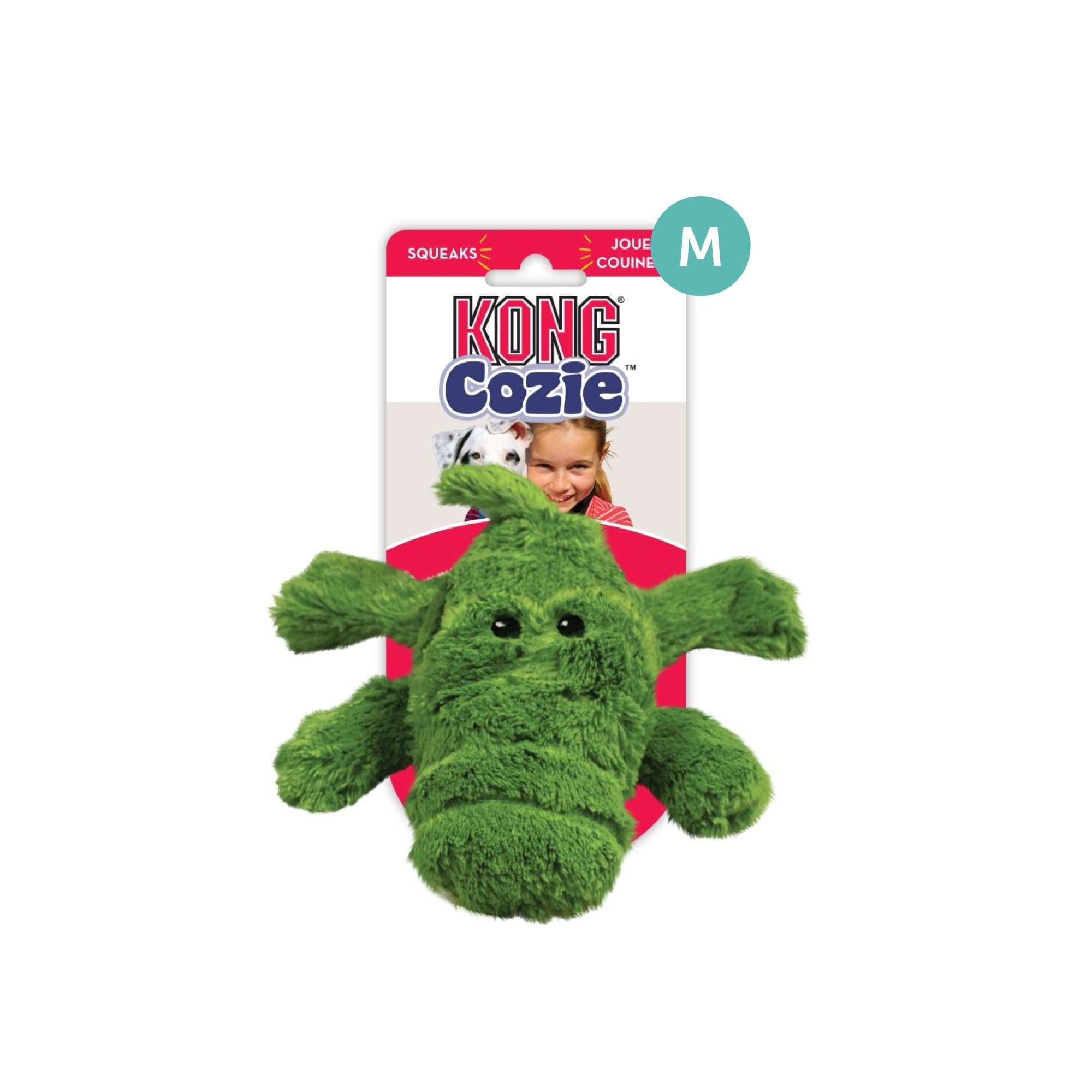 KONG Cozie Ali Alligator (Medium), 1pcs
