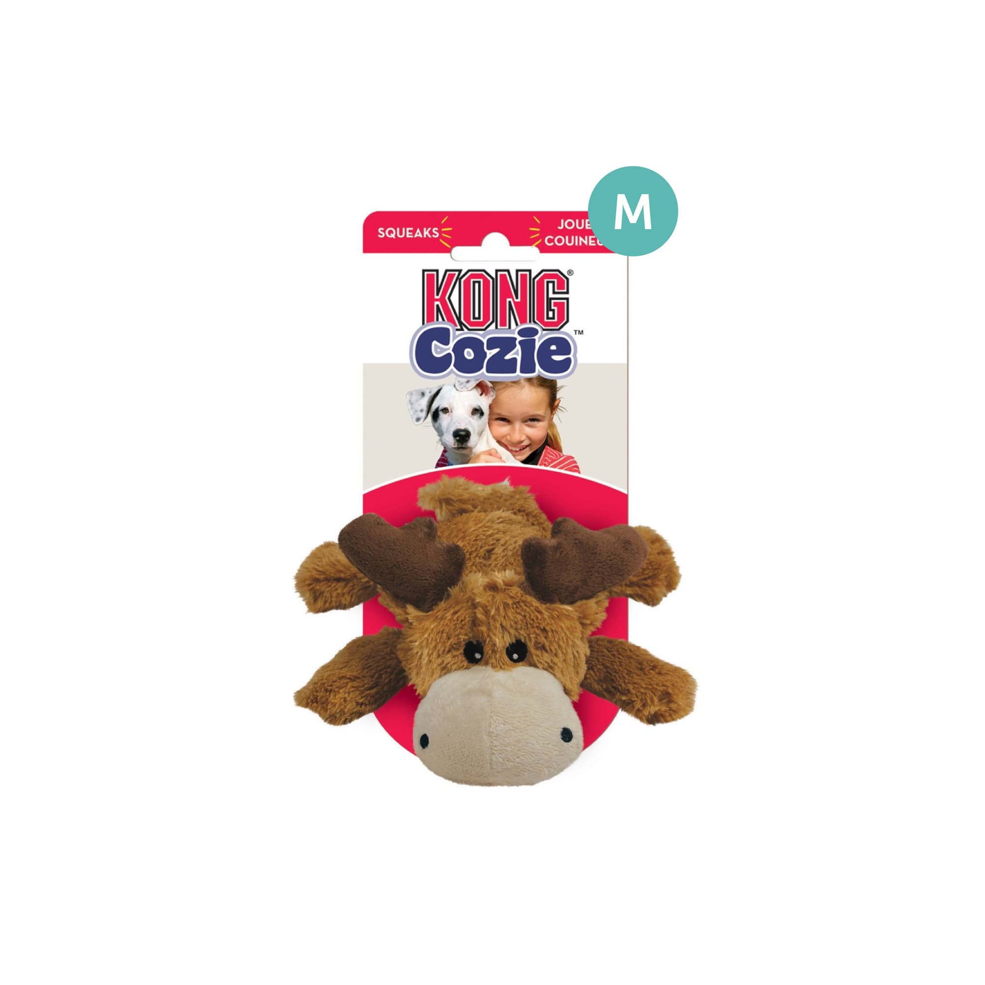 KONG Cozie Marvin Moose (Medium), 1pcs