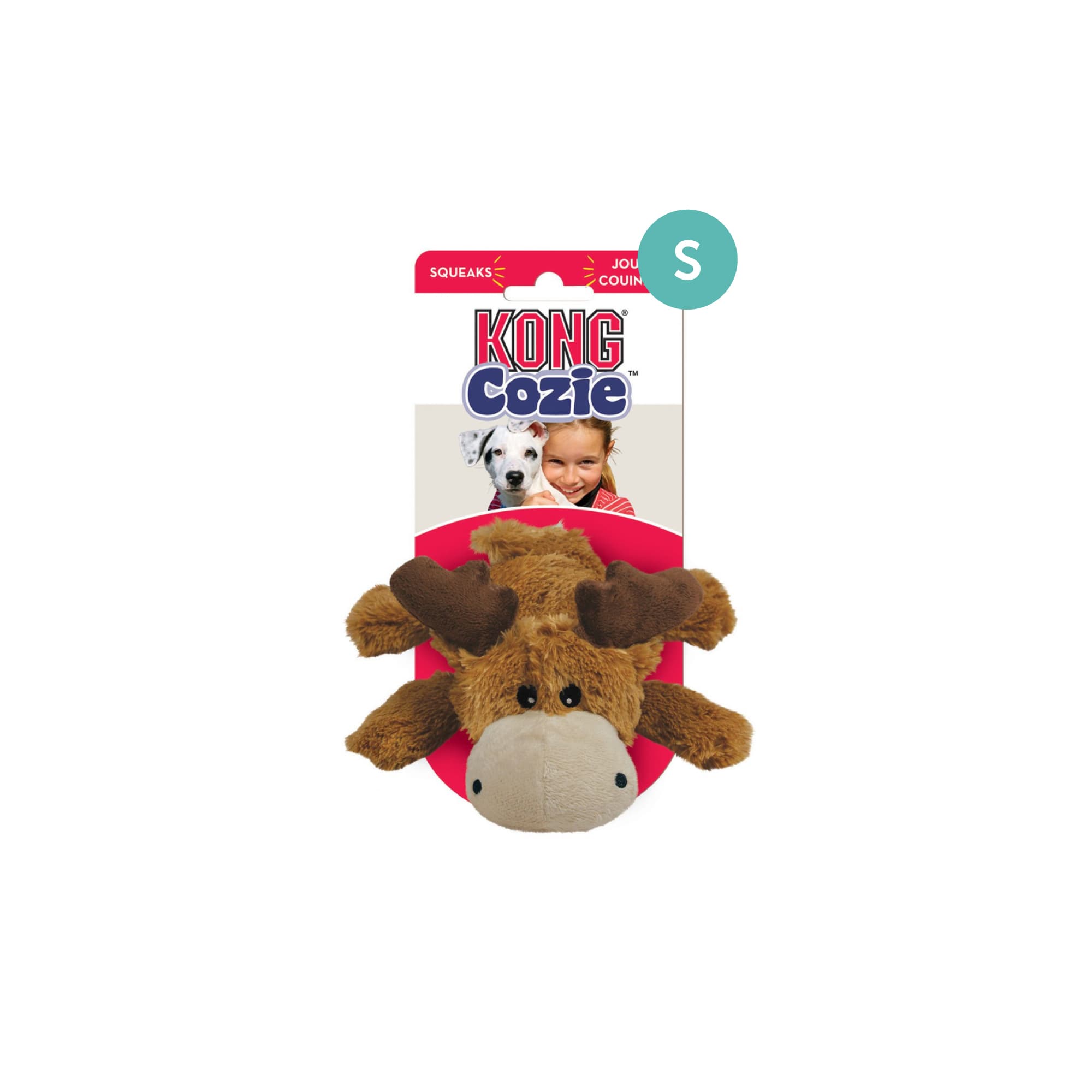 KONG Cozie Marvin Moose (Small), 1pcs