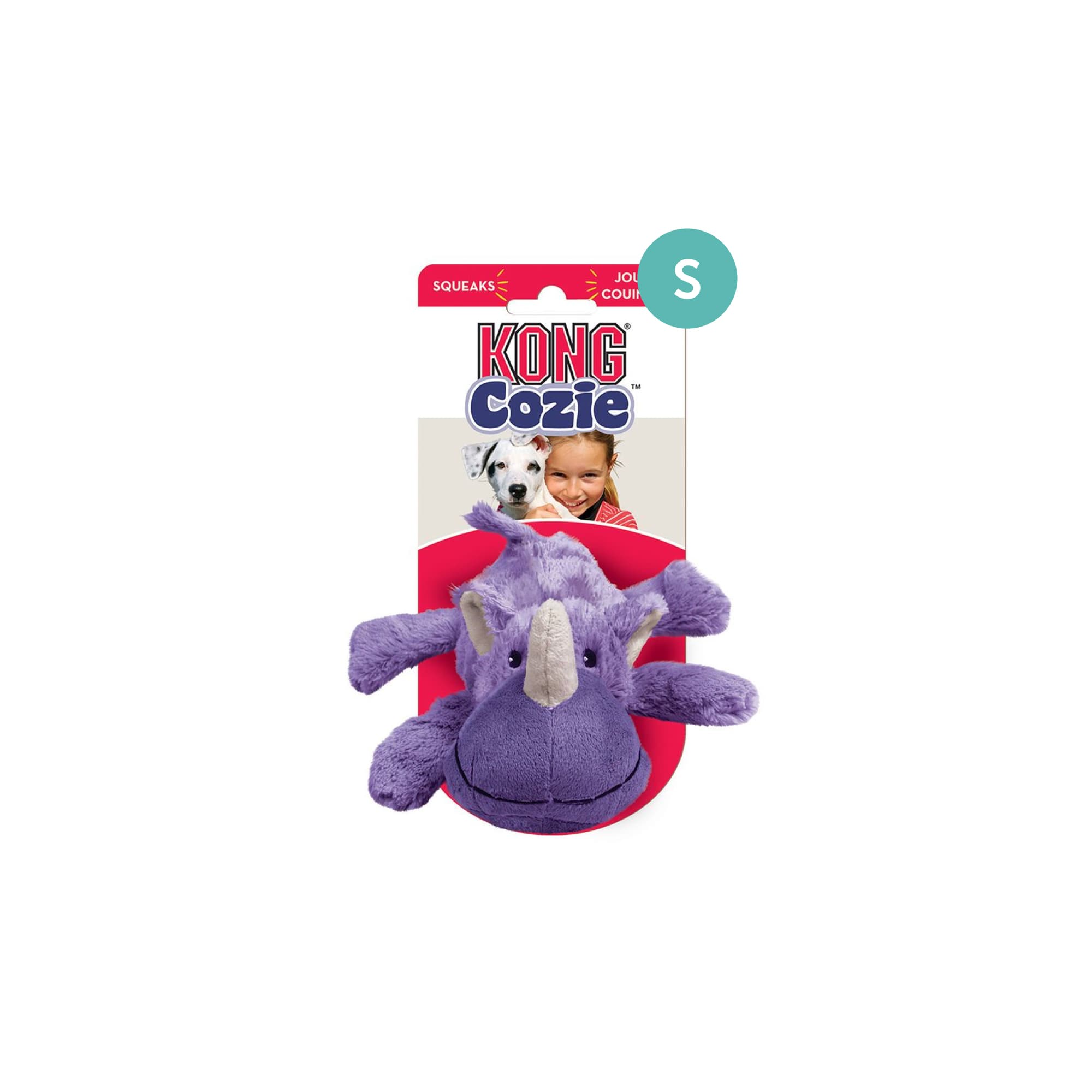 KONG Cozie Rosie Rhino (Small), 1pcs