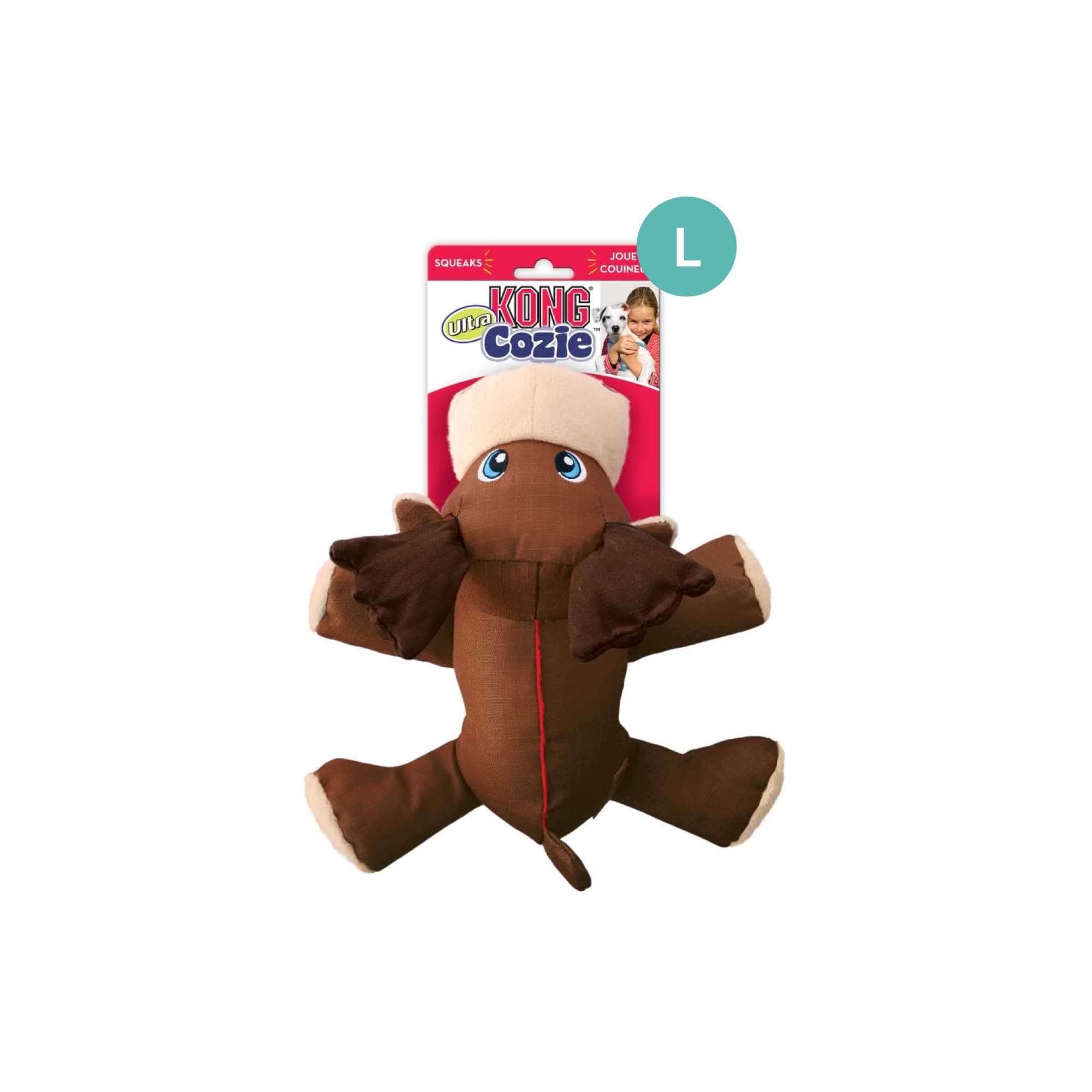 KONG Cozie Ultra Max Moose (Large), 1pcs