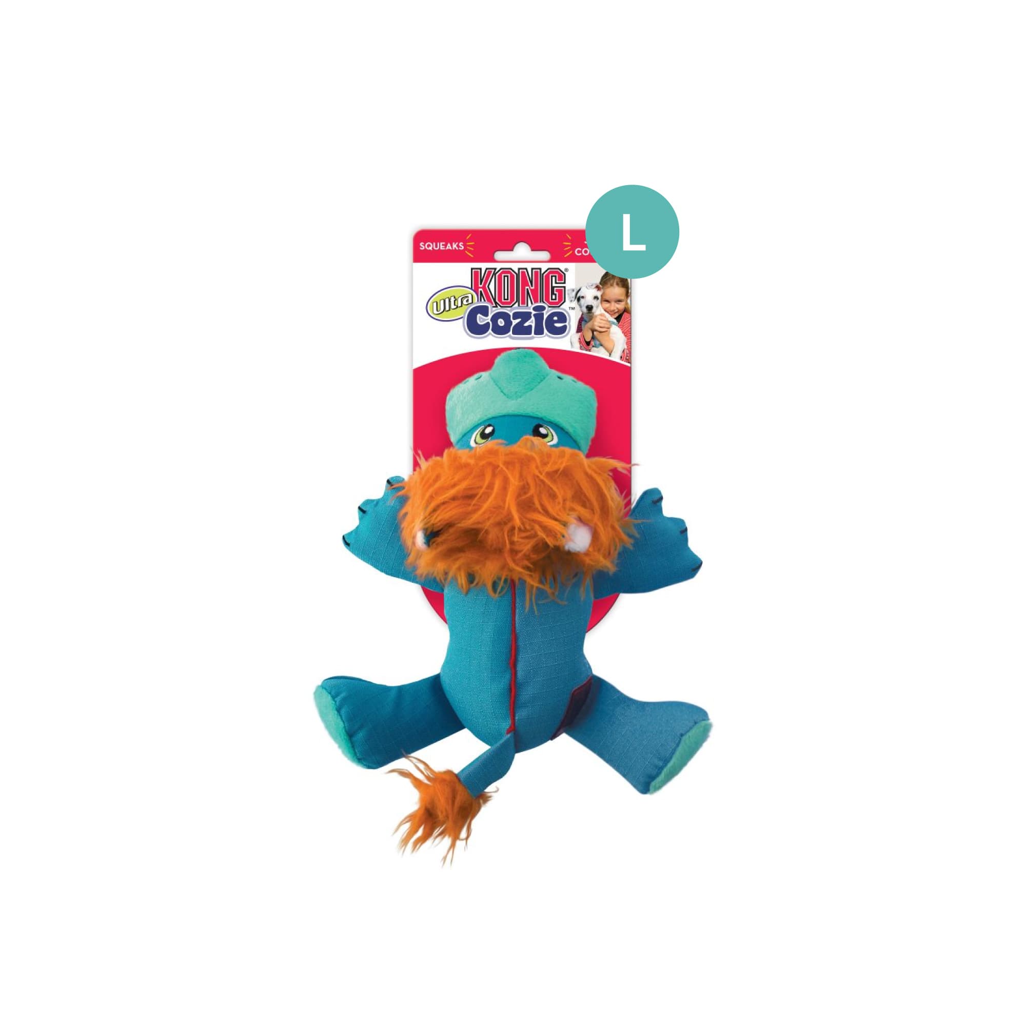 KONG Cozie Ultra Lucky Lion (Large), 1pcs