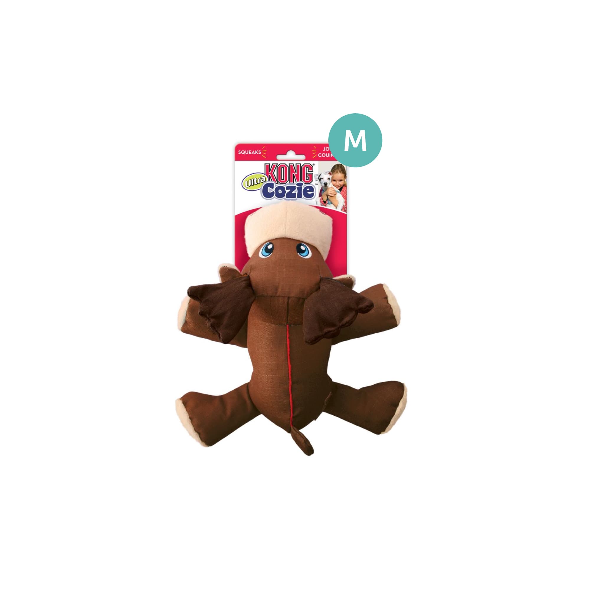 KONG Cozie Ultra Max Moose (Medium), 1pcs