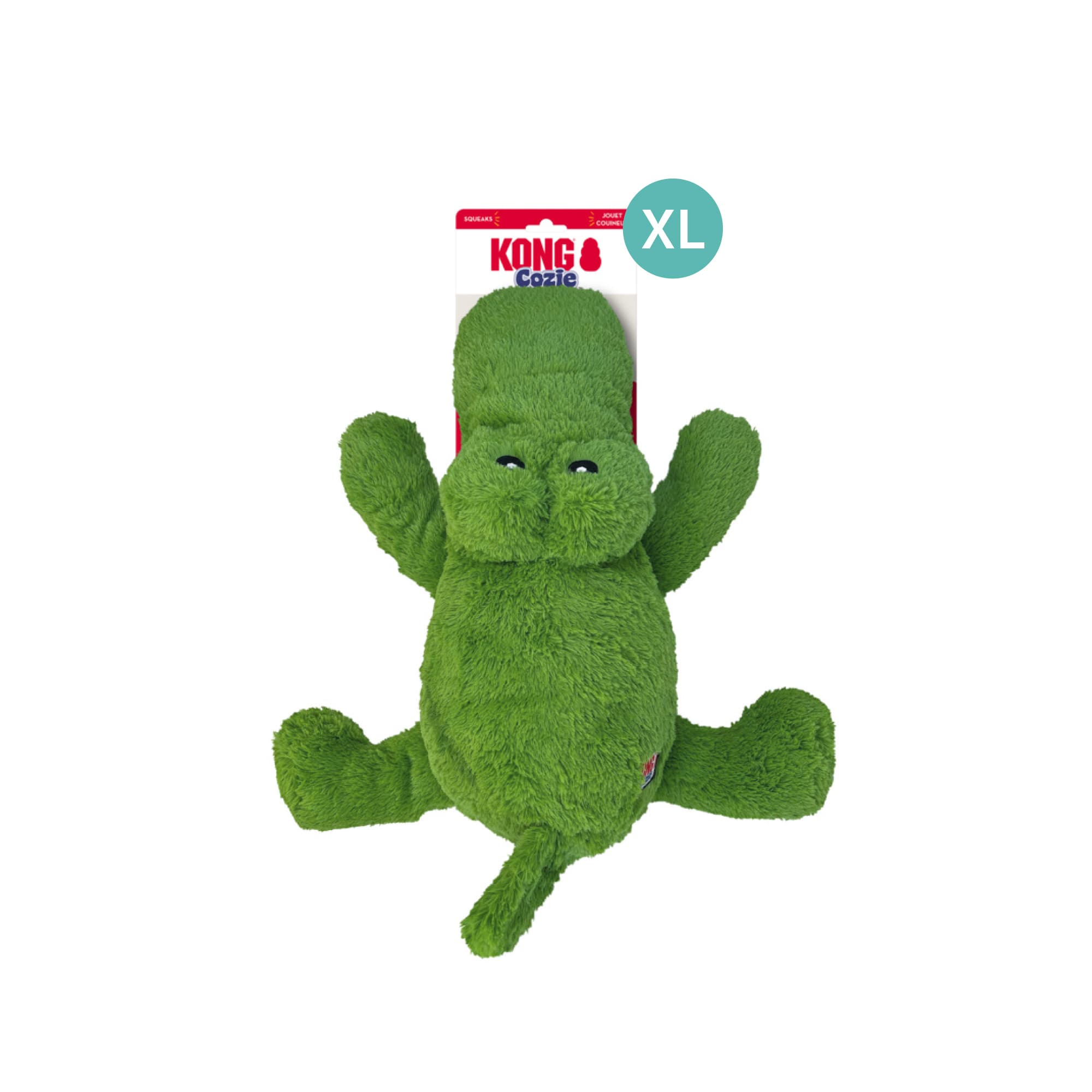 KONG Cozie Ali Alligator (XLarge), 1pcs