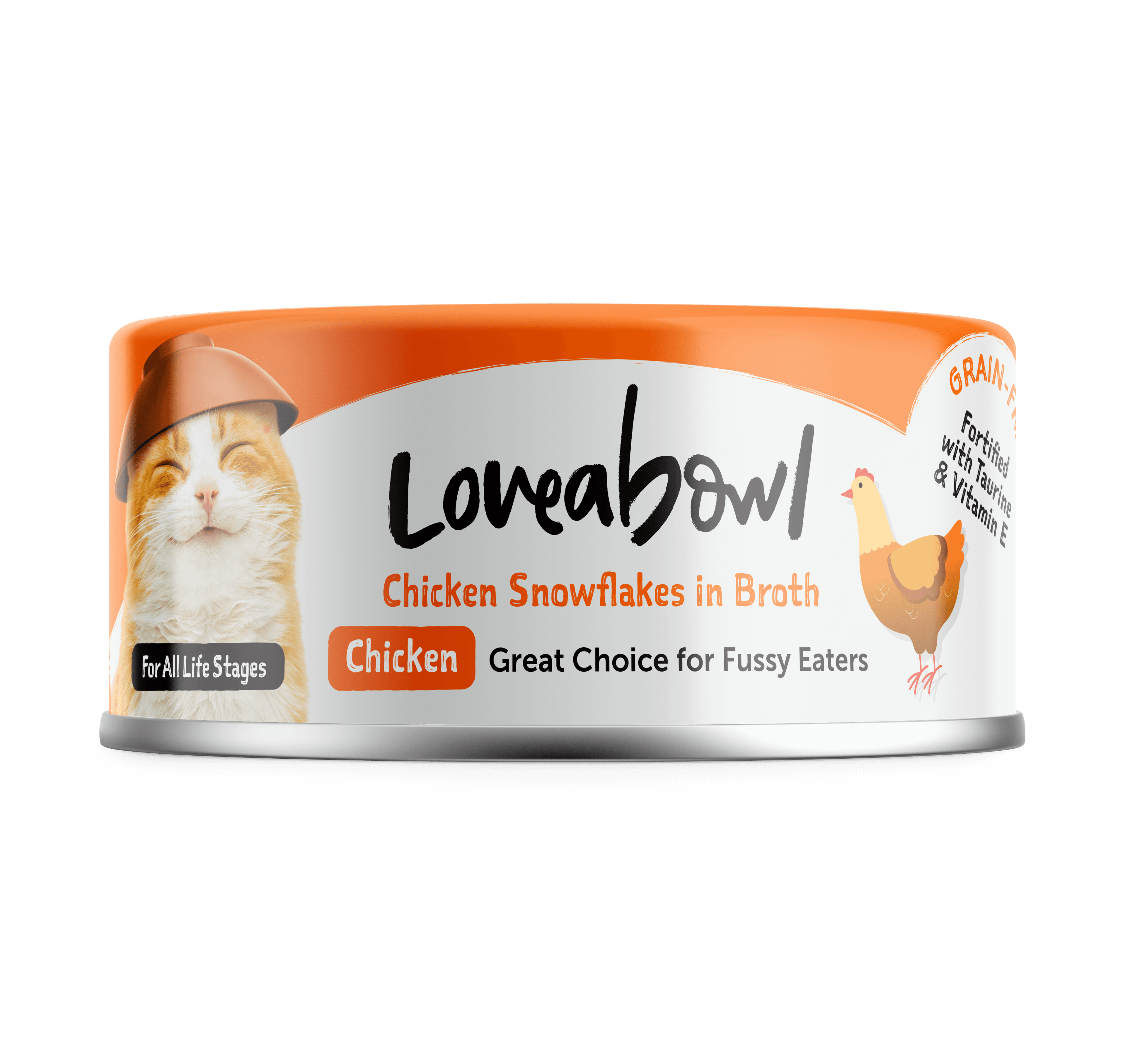 Loveabowl Broth Wet Cat Food (Chicken Snowflakes), 70g