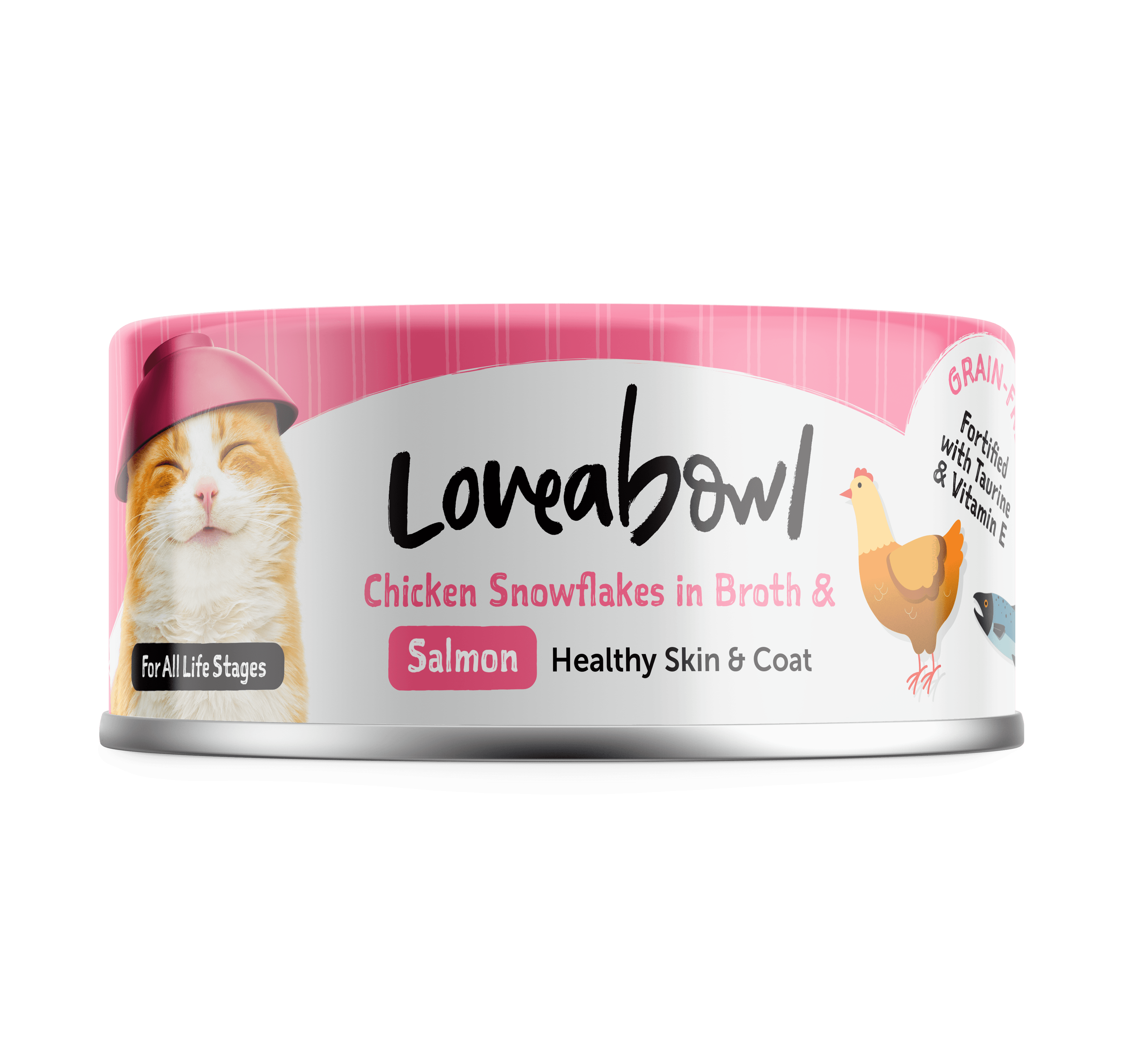 Loveabowl Broth Wet Cat Food (Chicken & Salmon), 70g