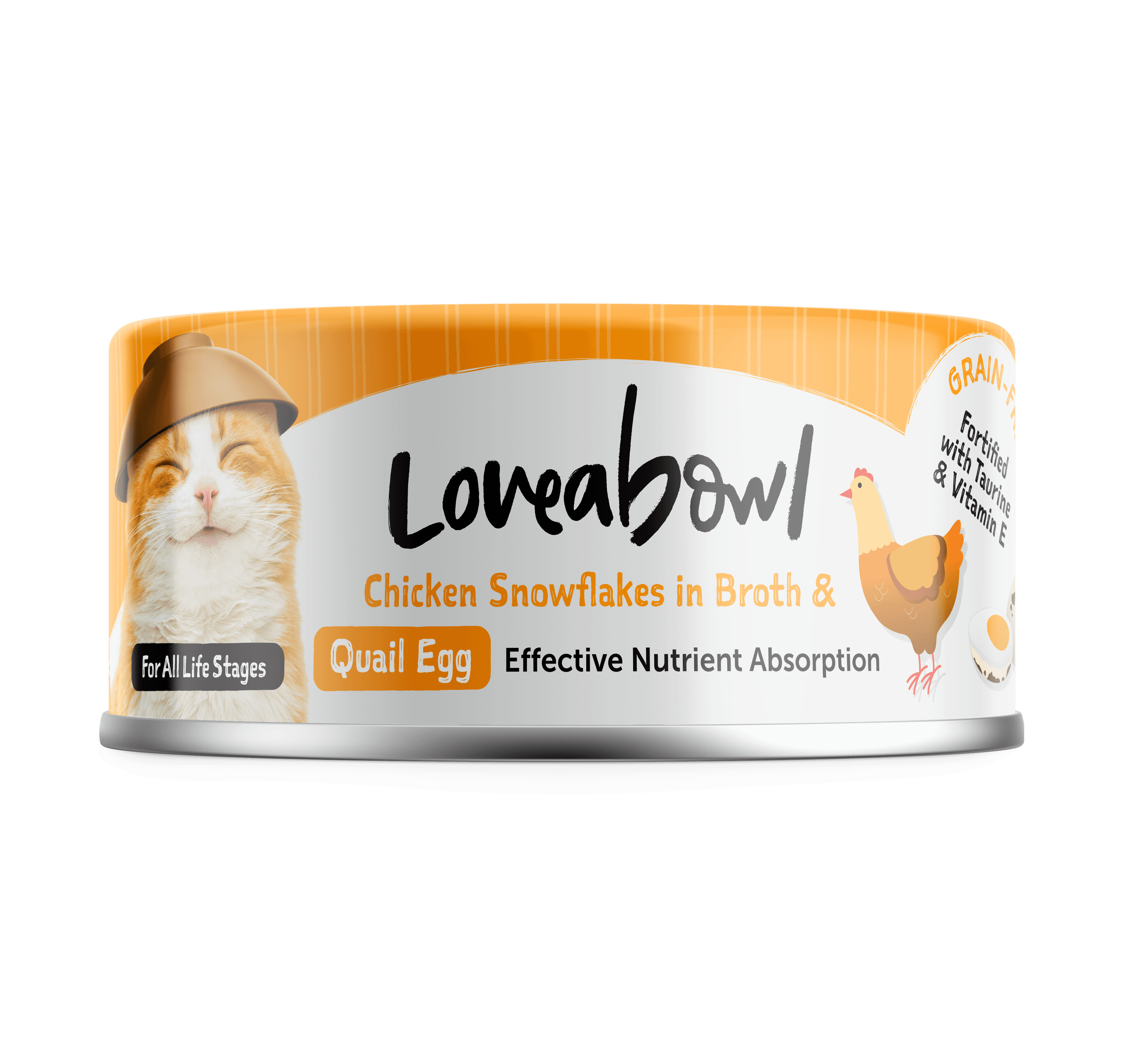 Loveabowl Broth Wet Cat Food (Chicken & Quail Egg), 70g