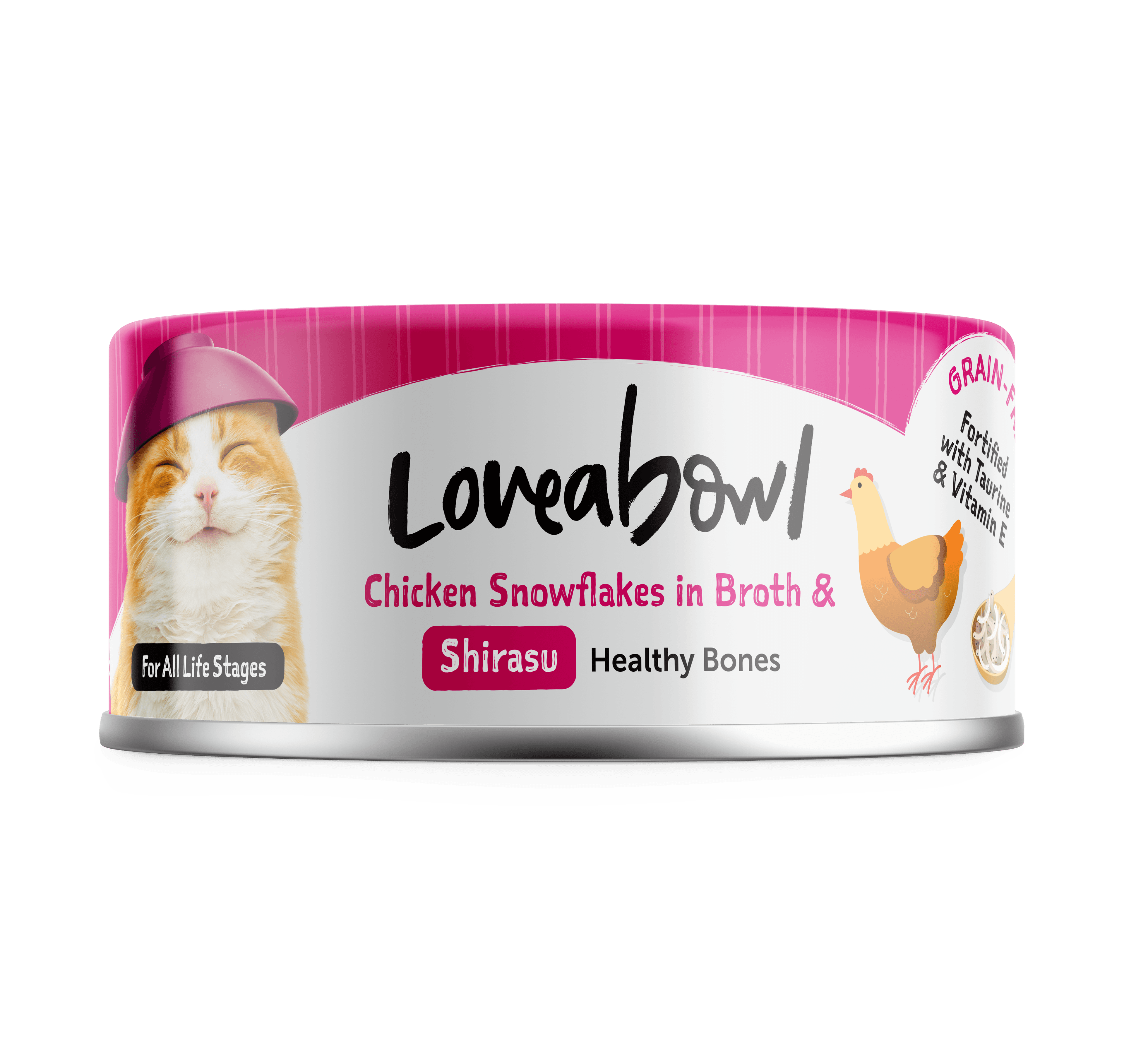 Loveabowl Broth Wet Cat Food (Chicken & Shirasu), 70g